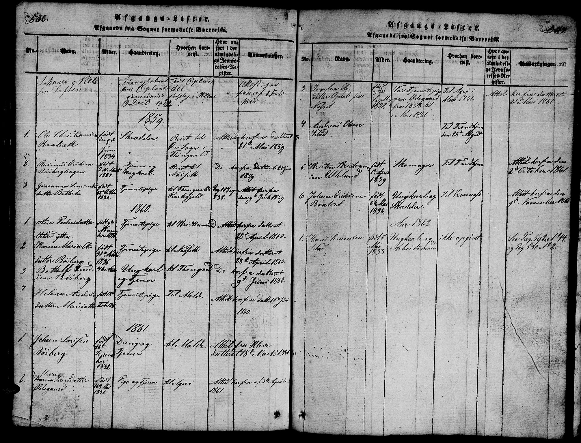 Ministerialprotokoller, klokkerbøker og fødselsregistre - Møre og Romsdal, AV/SAT-A-1454/557/L0683: Klokkerbok nr. 557C01, 1818-1862, s. 546-547