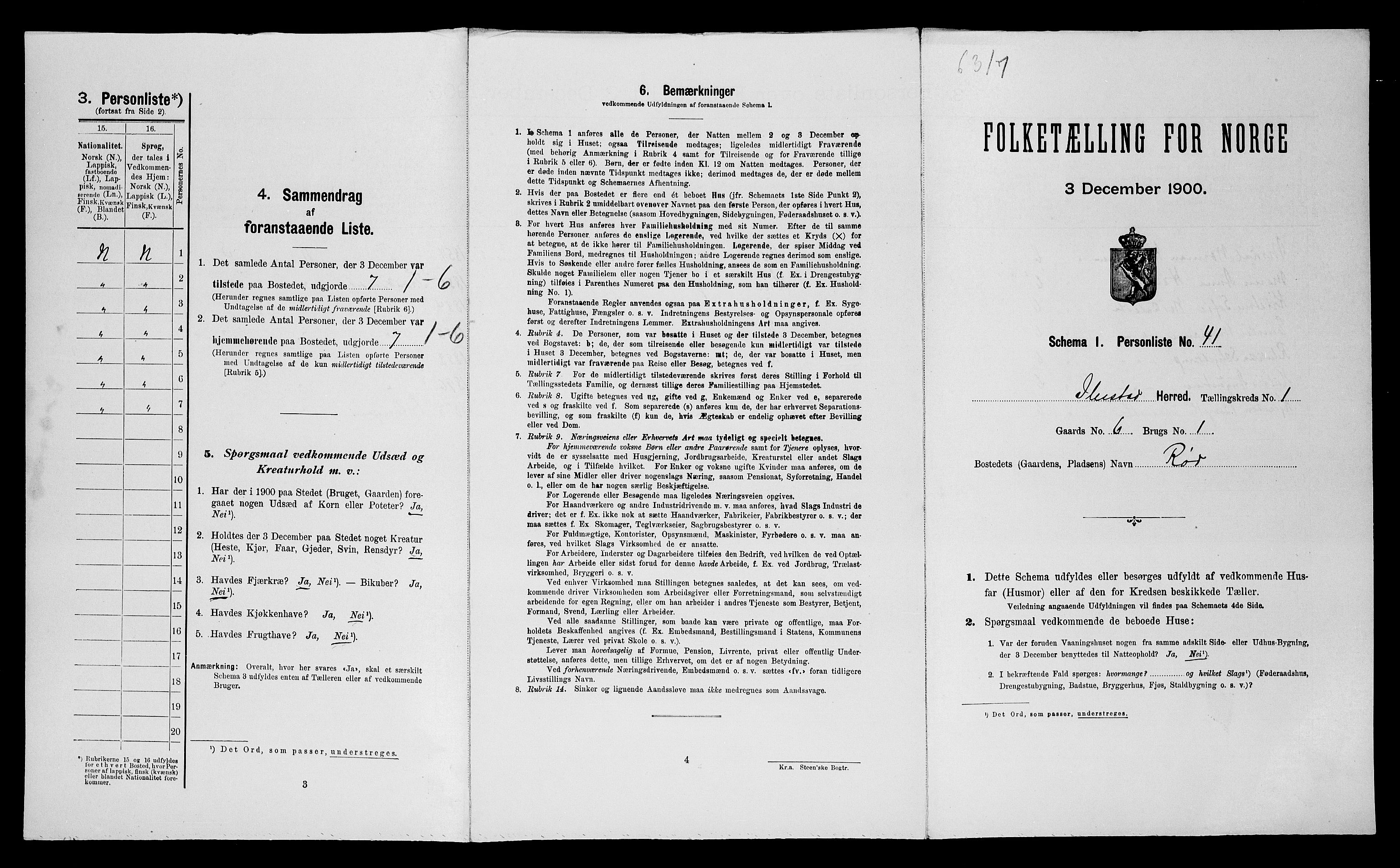 SATØ, Folketelling 1900 for 1917 Ibestad herred, 1900, s. 239