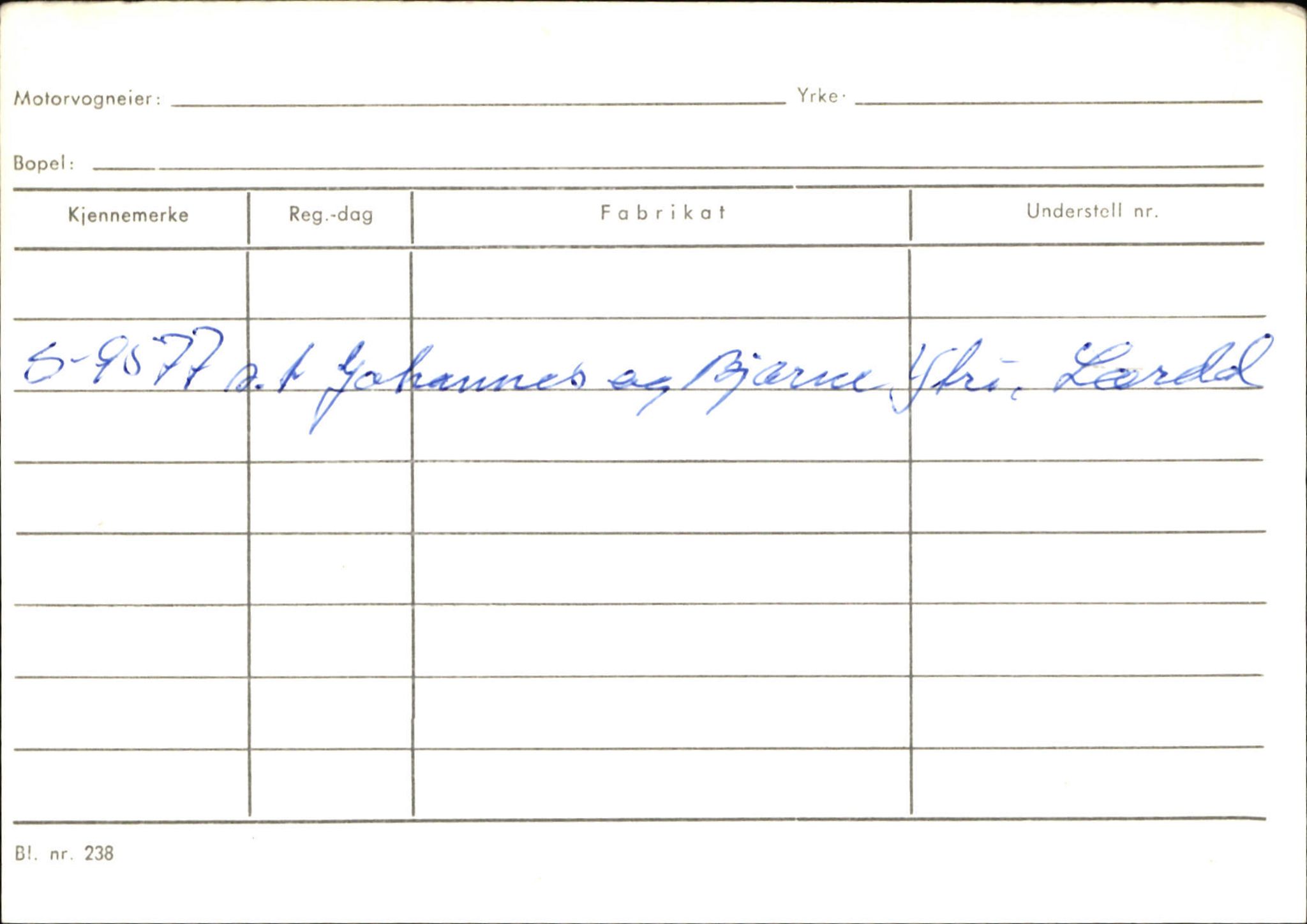 Statens vegvesen, Sogn og Fjordane vegkontor, SAB/A-5301/4/F/L0130: Eigarregister Eid T-Å. Høyanger A-O, 1945-1975, s. 2021