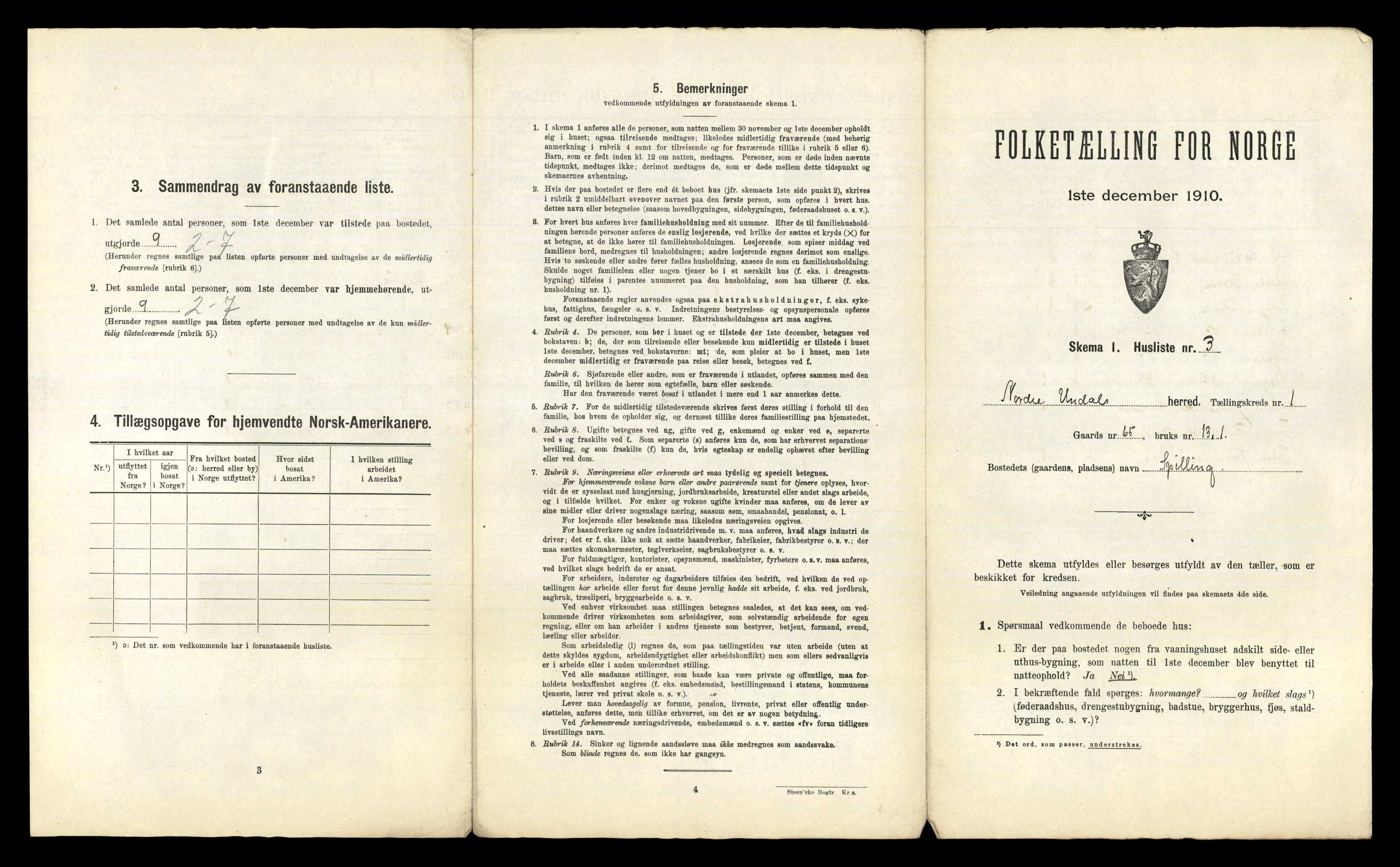 RA, Folketelling 1910 for 1028 Nord-Audnedal herred, 1910, s. 38