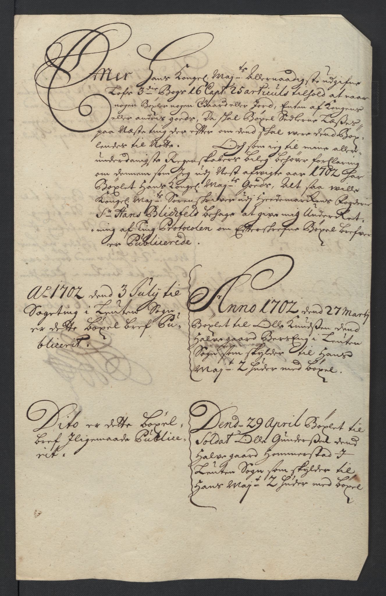 Rentekammeret inntil 1814, Reviderte regnskaper, Fogderegnskap, RA/EA-4092/R16/L1040: Fogderegnskap Hedmark, 1701-1702, s. 235