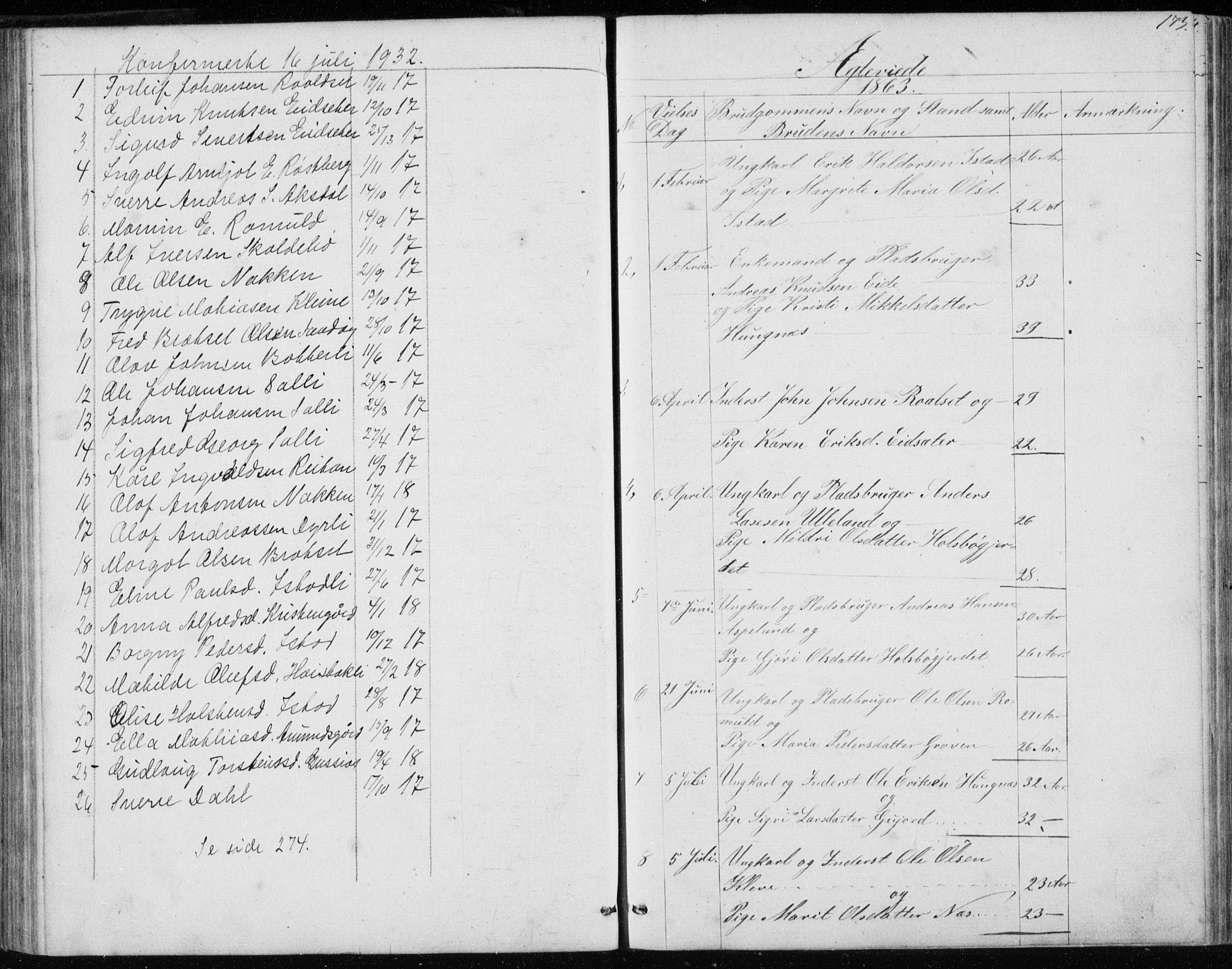 Ministerialprotokoller, klokkerbøker og fødselsregistre - Møre og Romsdal, AV/SAT-A-1454/557/L0684: Klokkerbok nr. 557C02, 1863-1944, s. 173