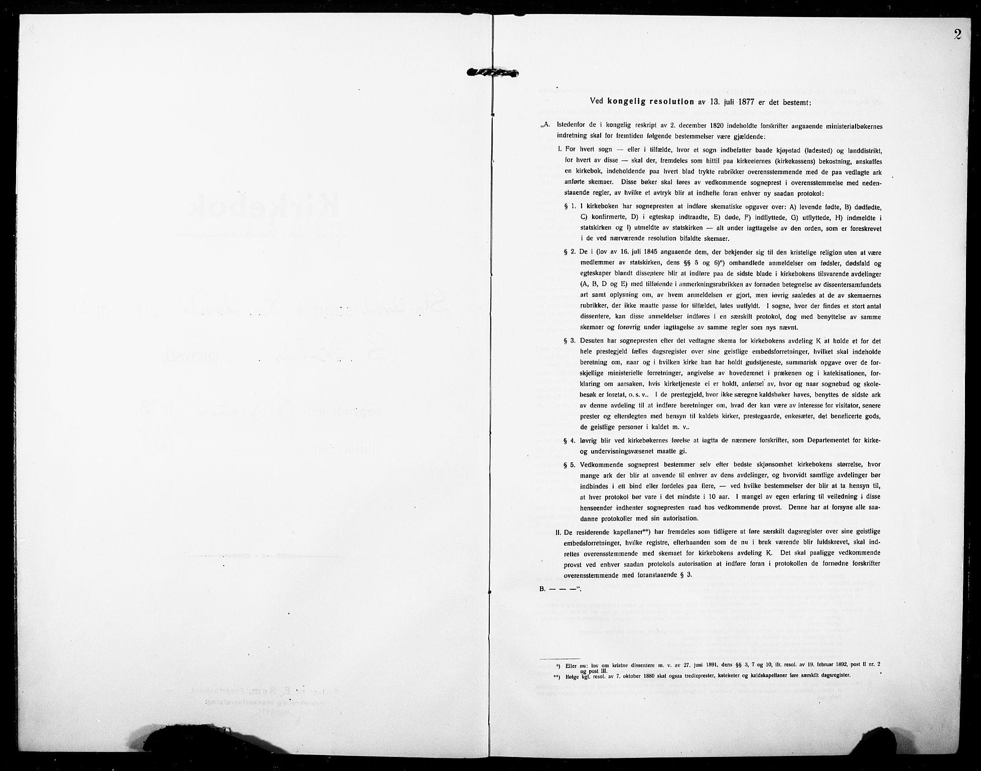 Stor-Elvdal prestekontor, SAH/PREST-052/H/Ha/Hab/L0005: Klokkerbok nr. 5, 1913-1932, s. 2