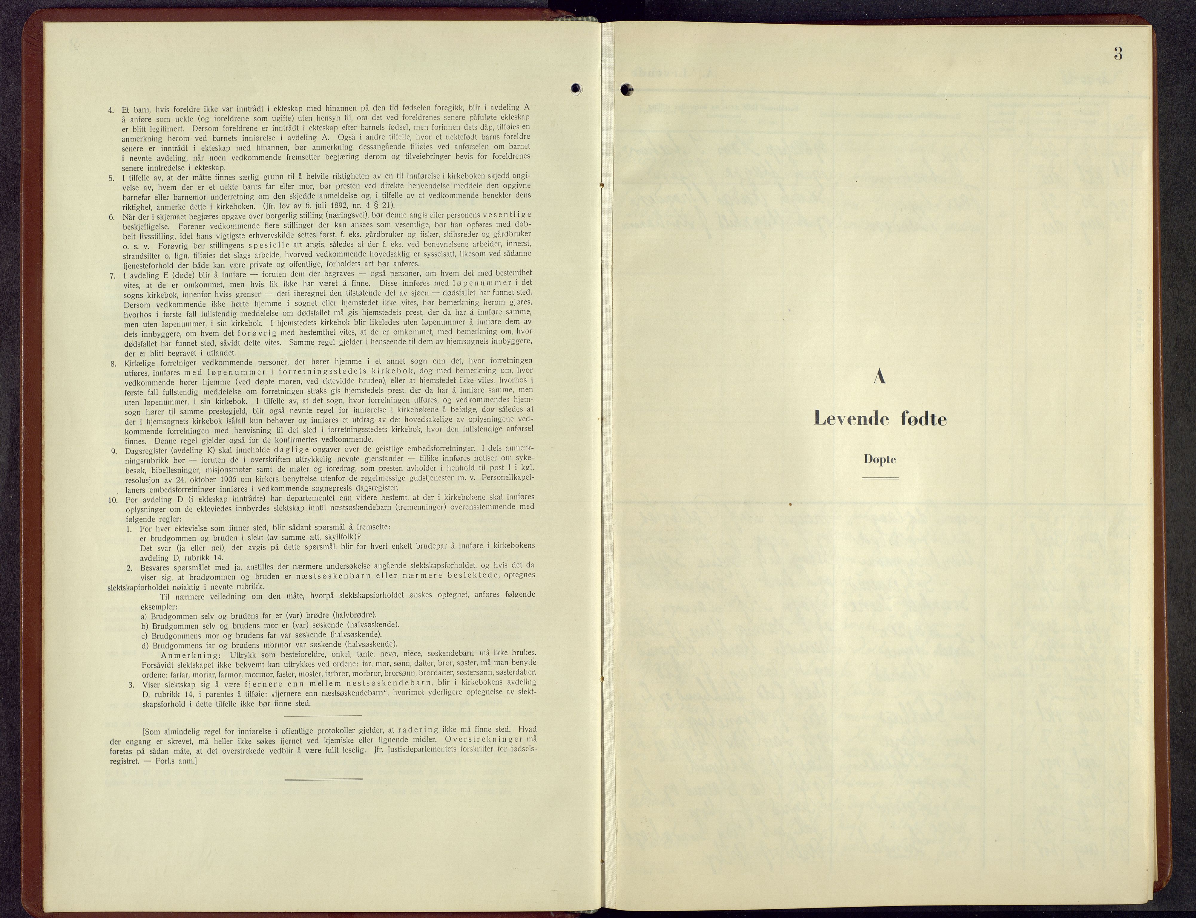 Brandbu prestekontor, AV/SAH-PREST-114/H/Ha/Hab/L0007: Klokkerbok nr. 7, 1948-1961, s. 2b-3a