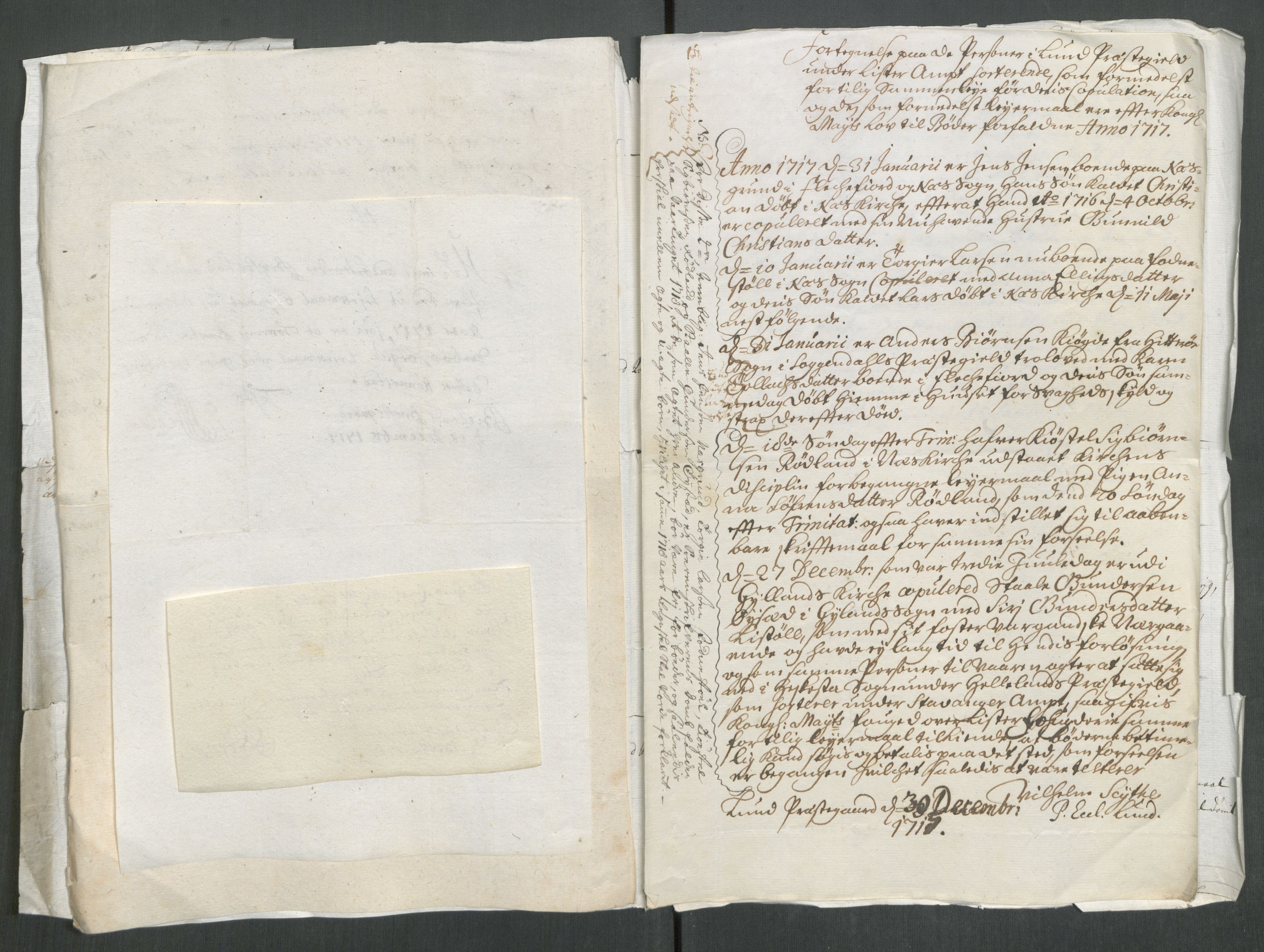 Rentekammeret inntil 1814, Reviderte regnskaper, Fogderegnskap, AV/RA-EA-4092/R43/L2561: Fogderegnskap Lista og Mandal, 1717, s. 180