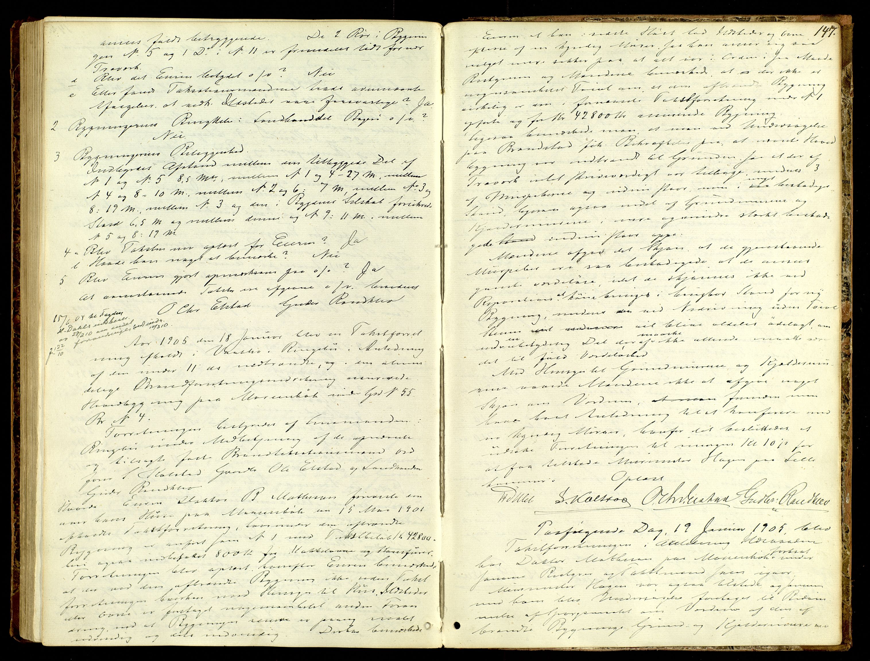 Norges Brannkasse, Ringebu, AV/SAH-NBRANR-037/F/L0002: Branntakstprotokoll, 1876-1907, s. 146b-147a