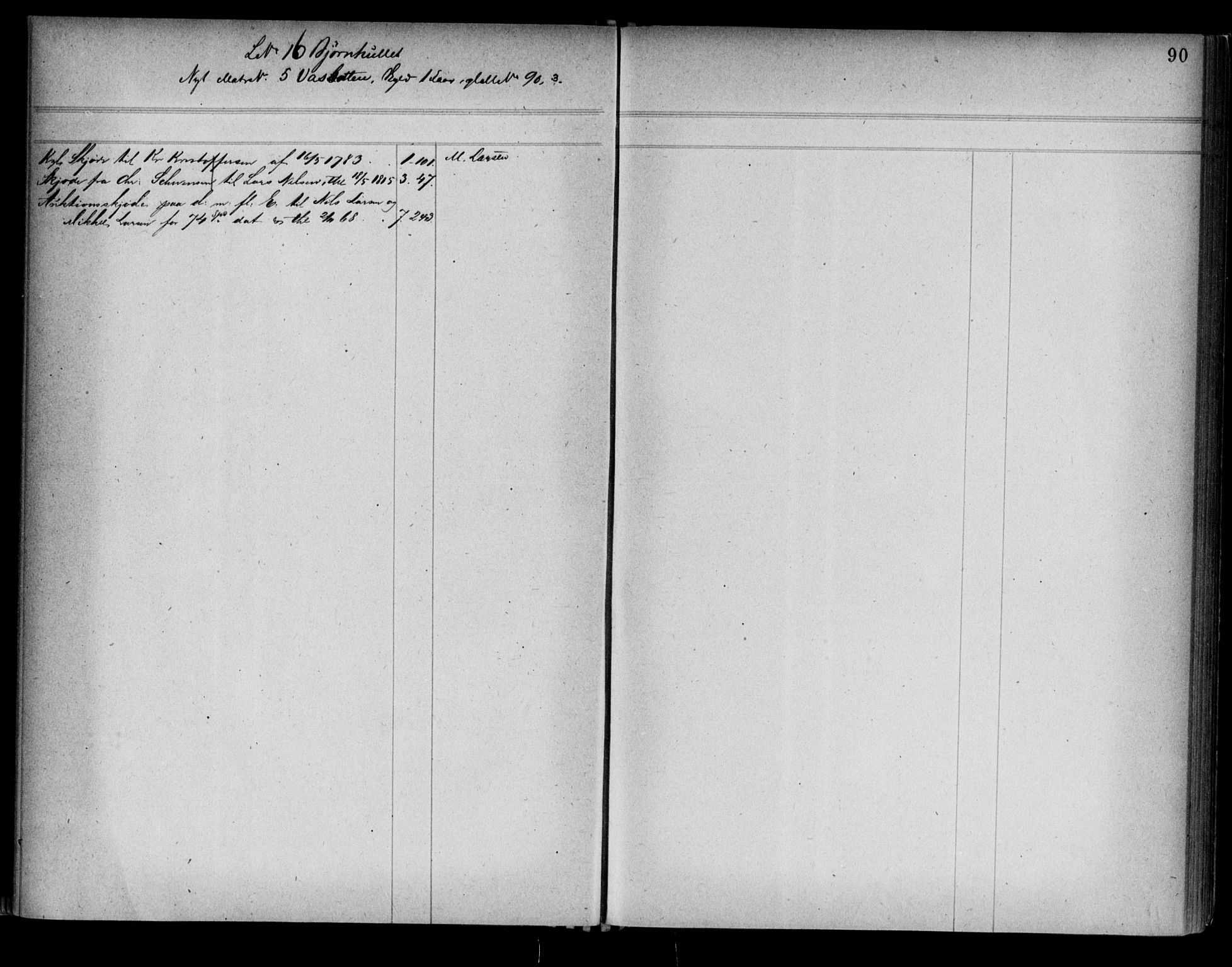 Alta fogderi/sorenskriveri, AV/SATØ-SATØ-5/1/K/Kb/Kba/L0009pantereg: Panteregister nr. 9, 1776, s. 90