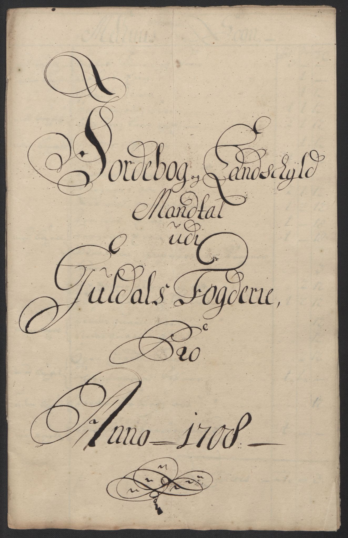 Rentekammeret inntil 1814, Reviderte regnskaper, Fogderegnskap, RA/EA-4092/R60/L3958: Fogderegnskap Orkdal og Gauldal, 1708, s. 273