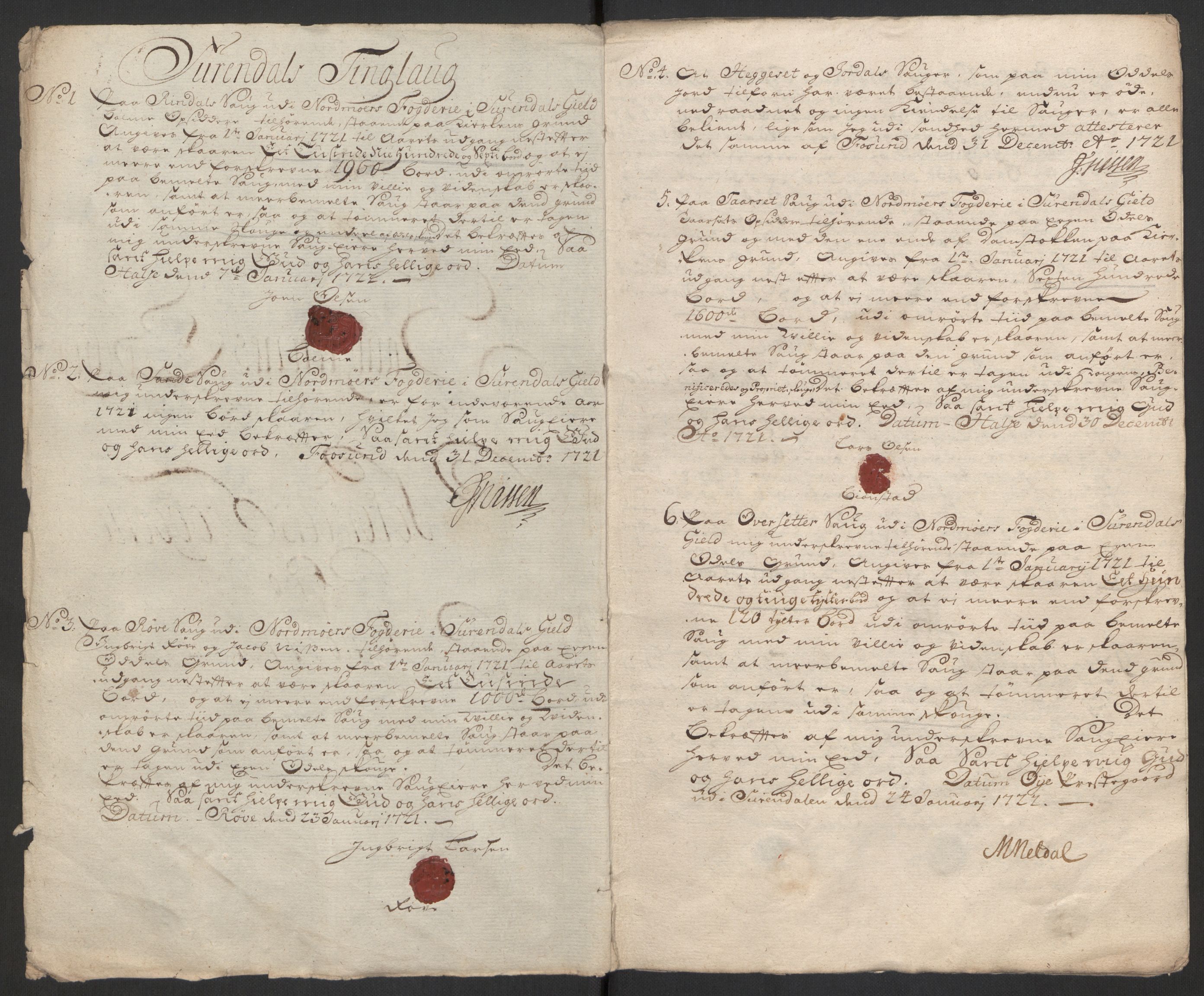 Rentekammeret inntil 1814, Reviderte regnskaper, Fogderegnskap, RA/EA-4092/R56/L3754: Fogderegnskap Nordmøre, 1721, s. 109