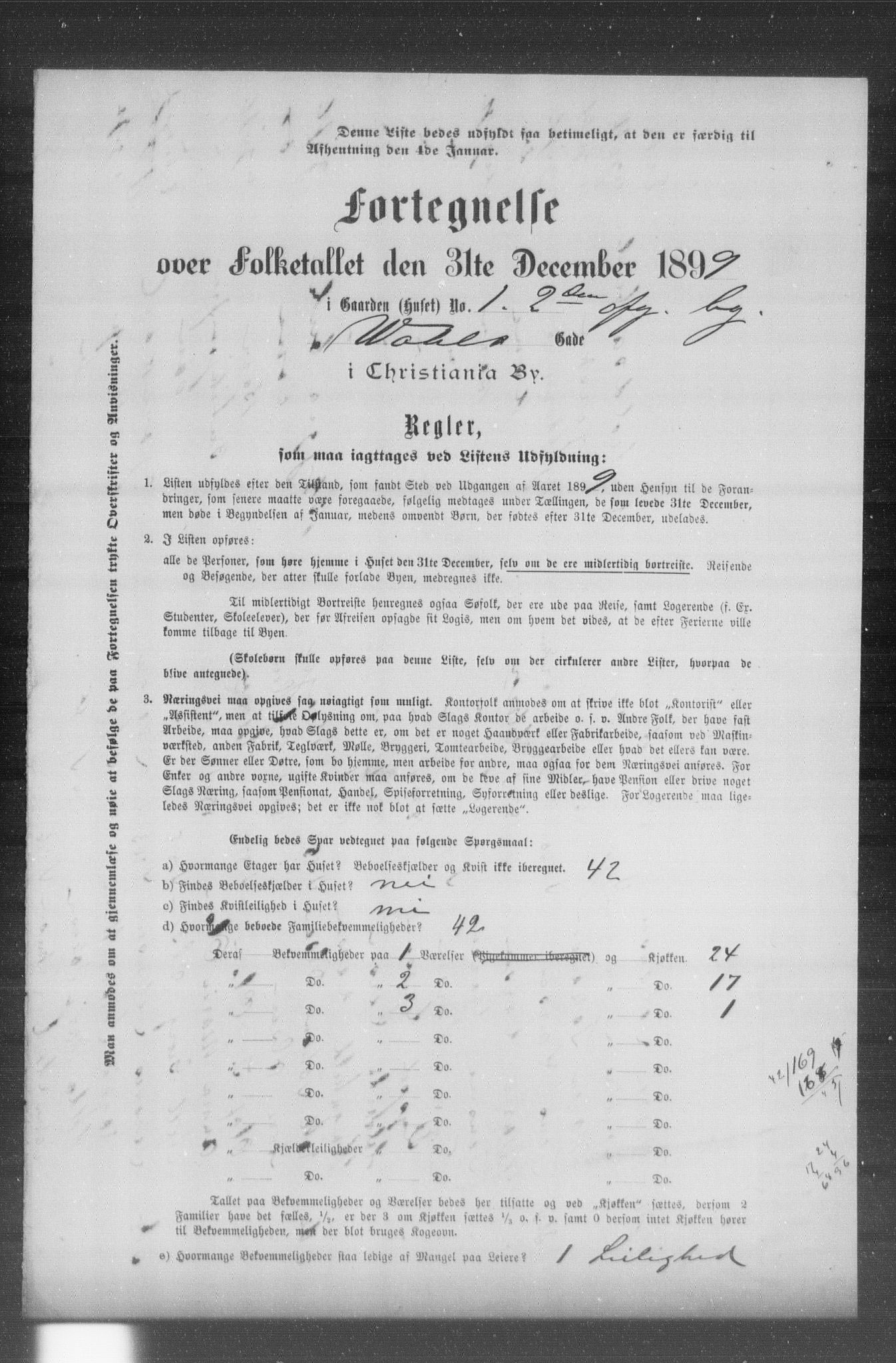 OBA, Kommunal folketelling 31.12.1899 for Kristiania kjøpstad, 1899, s. 16241