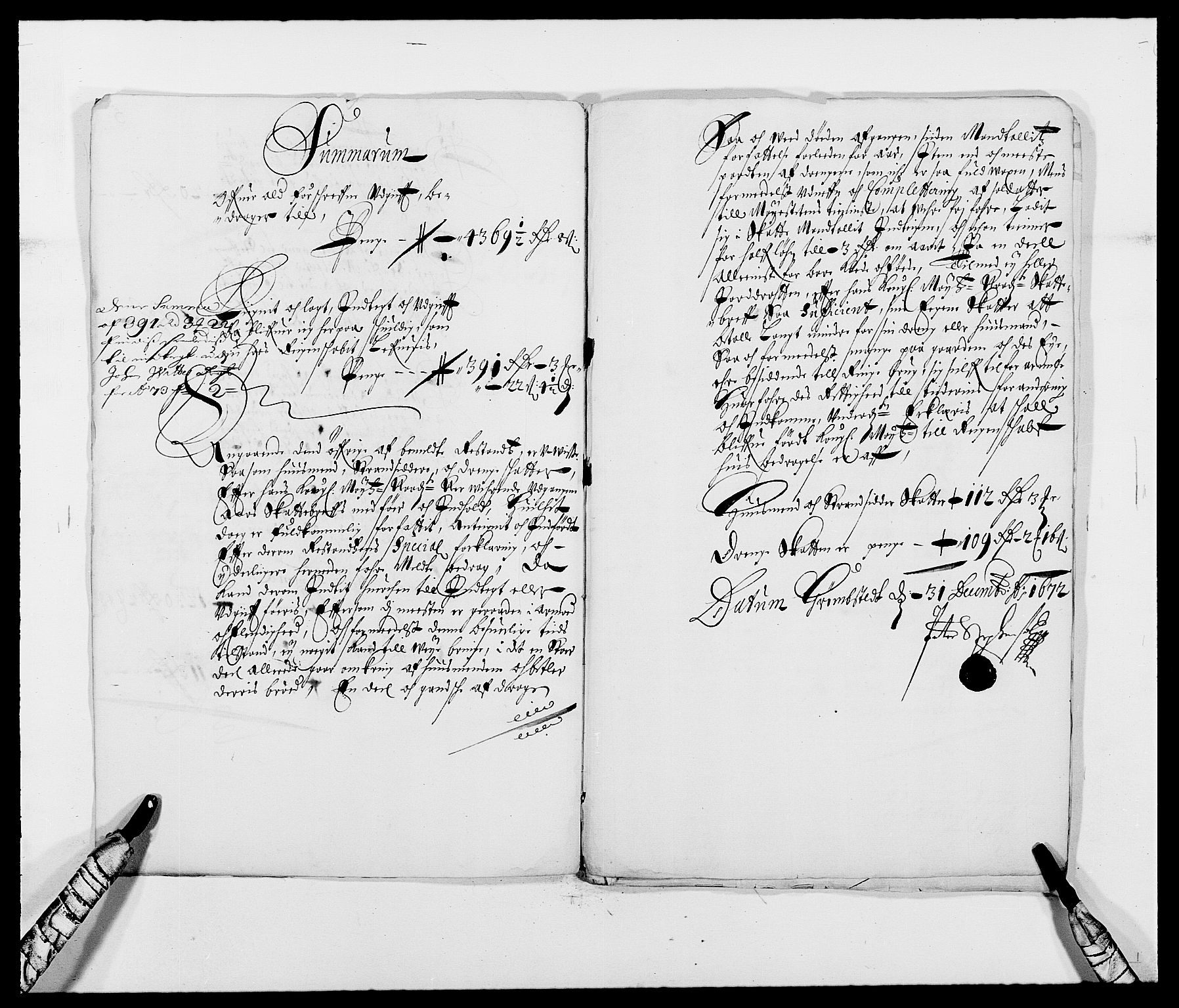 Rentekammeret inntil 1814, Reviderte regnskaper, Fogderegnskap, RA/EA-4092/R39/L2300: Fogderegnskap Nedenes, 1672-1674, s. 7