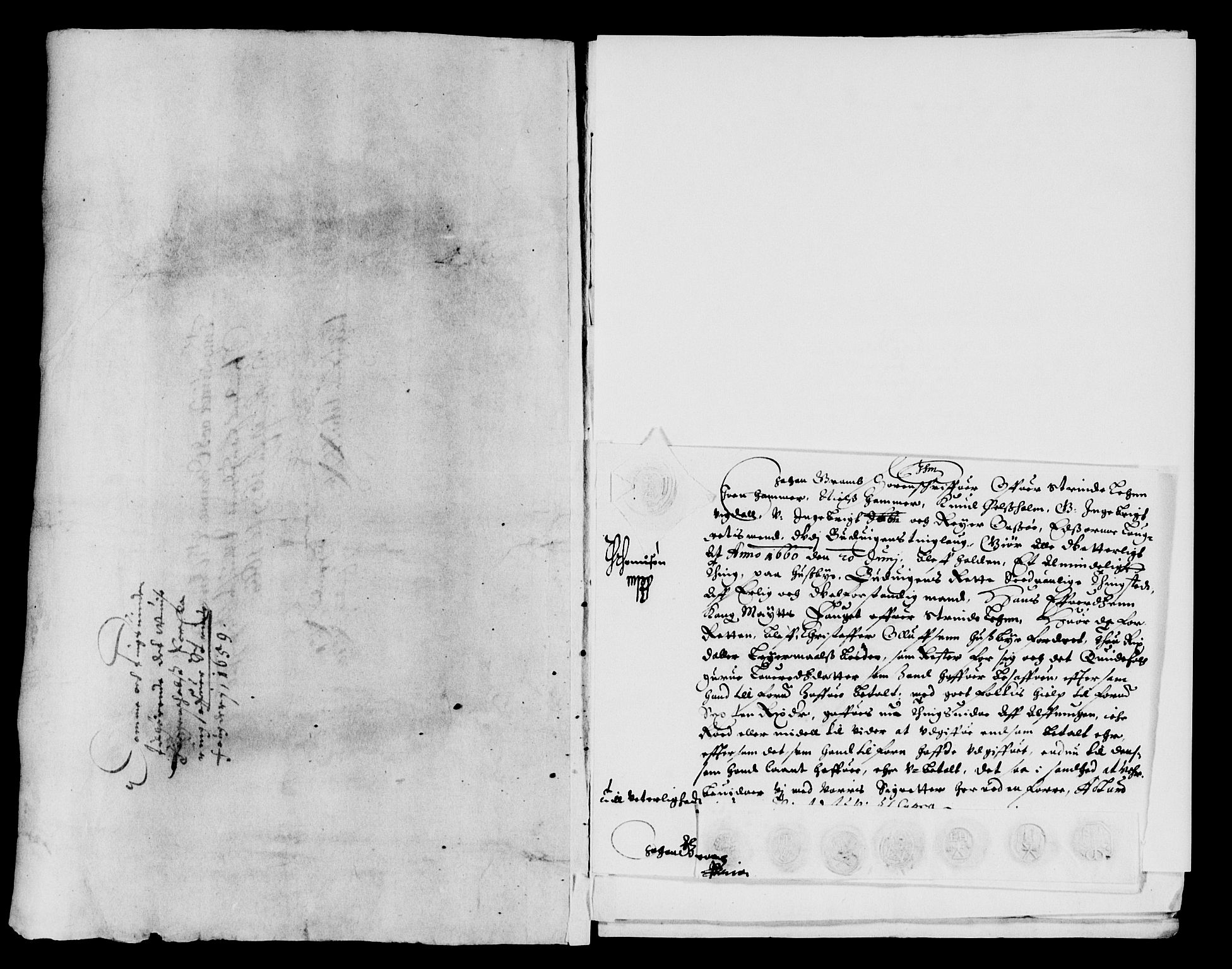 Rentekammeret inntil 1814, Reviderte regnskaper, Lensregnskaper, AV/RA-EA-5023/R/Rb/Rbw/L0140: Trondheim len, 1659-1660
