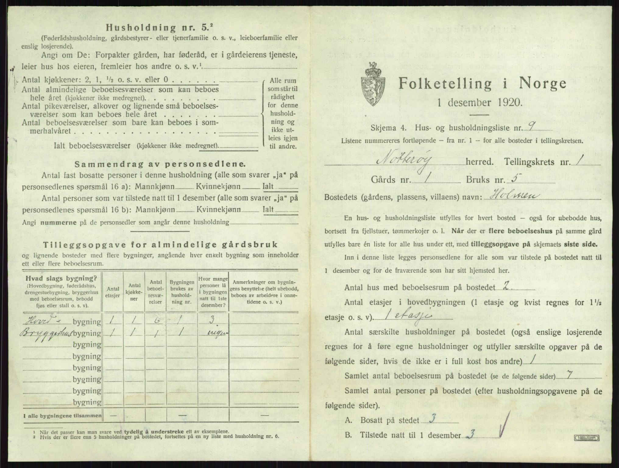 SAKO, Folketelling 1920 for 0722 Nøtterøy herred, 1920, s. 84