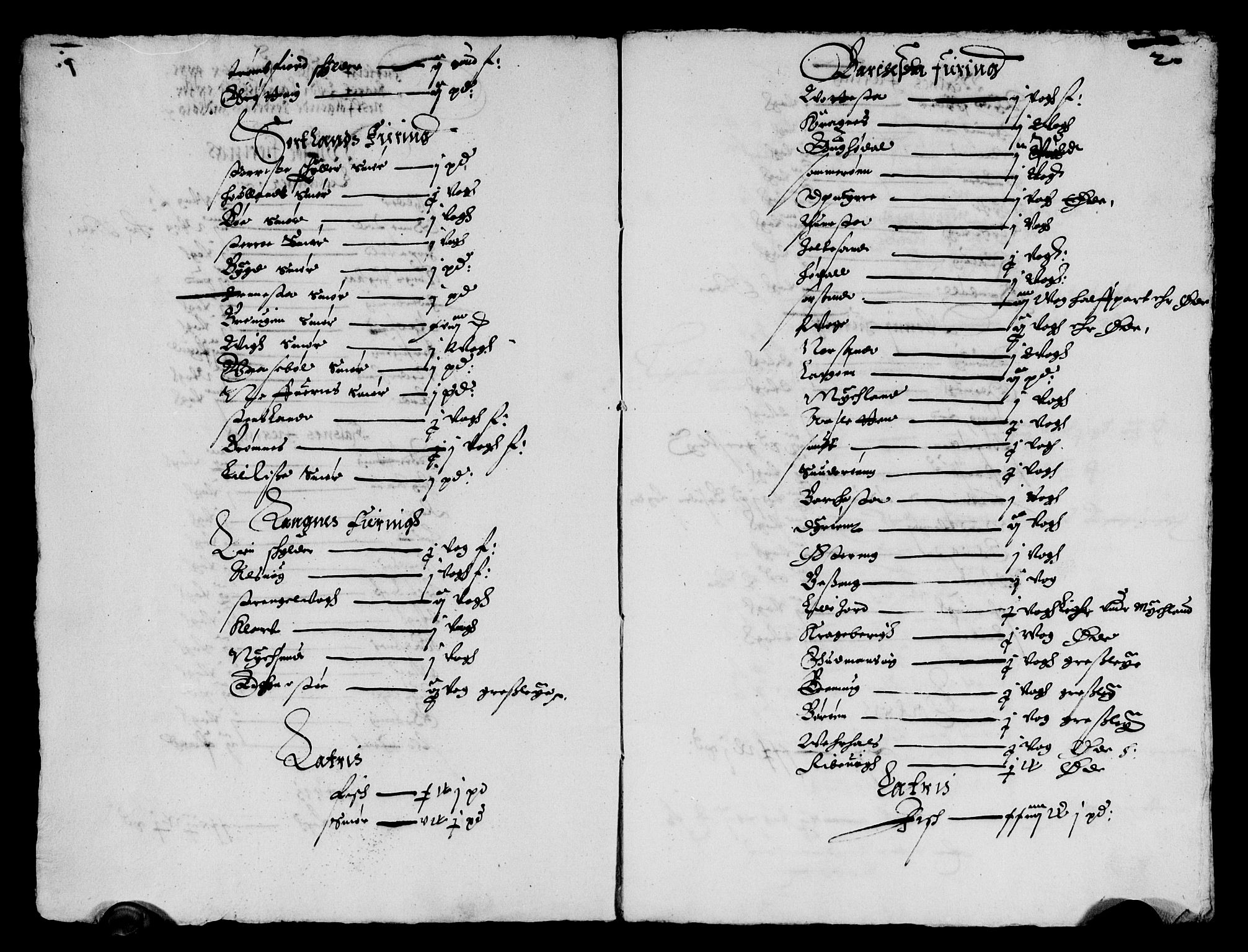 Rentekammeret inntil 1814, Reviderte regnskaper, Lensregnskaper, AV/RA-EA-5023/R/Rb/Rbz/L0025: Nordlandenes len, 1631-1635