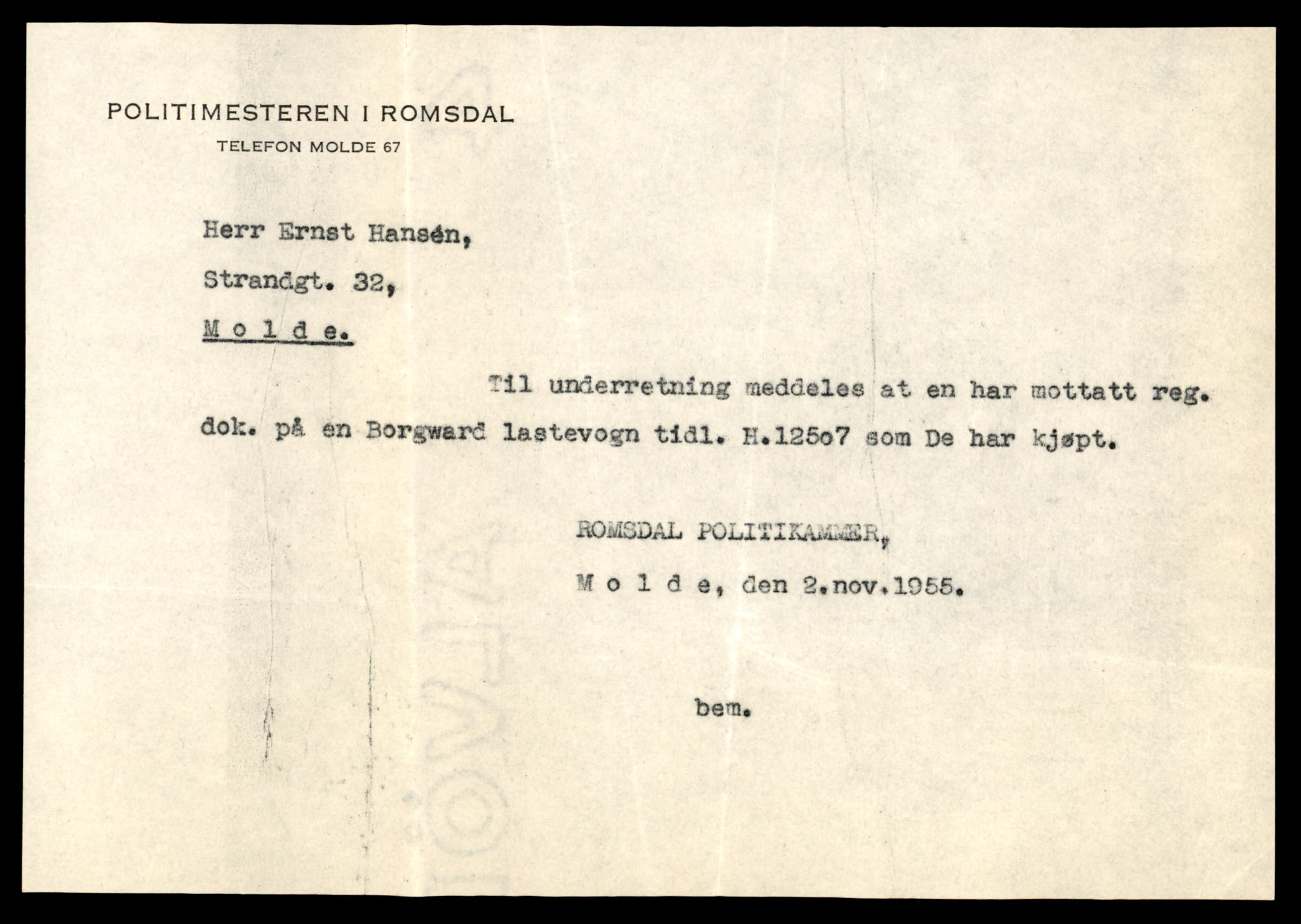 Møre og Romsdal vegkontor - Ålesund trafikkstasjon, AV/SAT-A-4099/F/Fe/L0033: Registreringskort for kjøretøy T 12151 - T 12474, 1927-1998, s. 1415