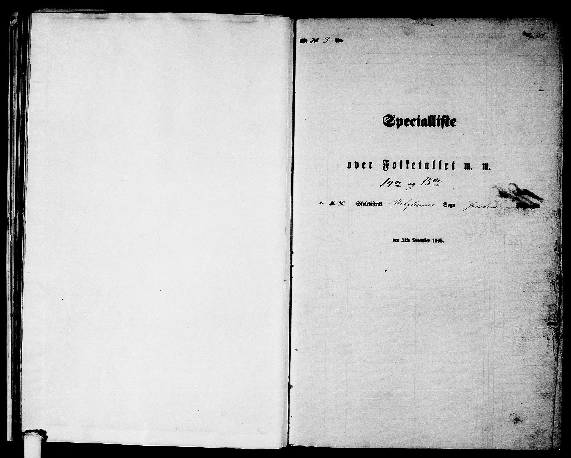 RA, Folketelling 1865 for 1431P Jølster prestegjeld, 1865, s. 34