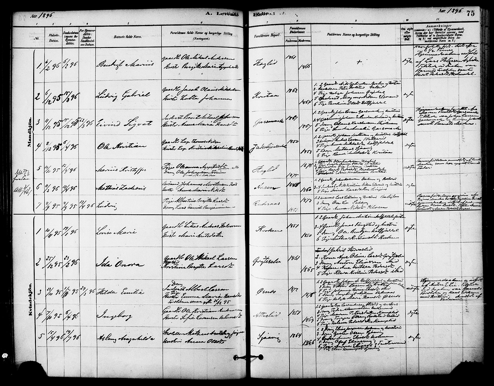 Ministerialprotokoller, klokkerbøker og fødselsregistre - Nordland, SAT/A-1459/823/L0325: Ministerialbok nr. 823A02, 1878-1898, s. 75