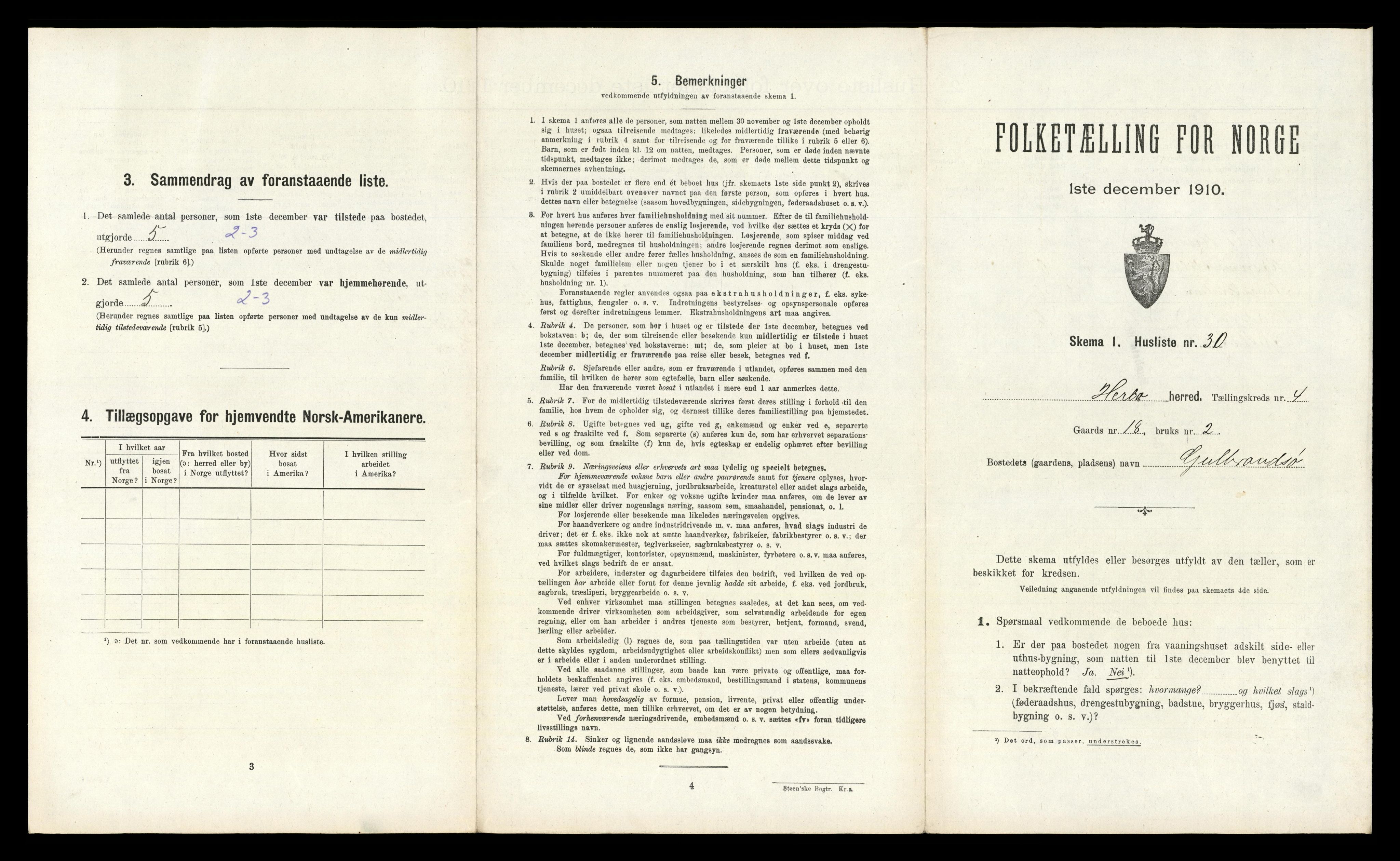 RA, Folketelling 1910 for 1258 Herdla herred, 1910, s. 392