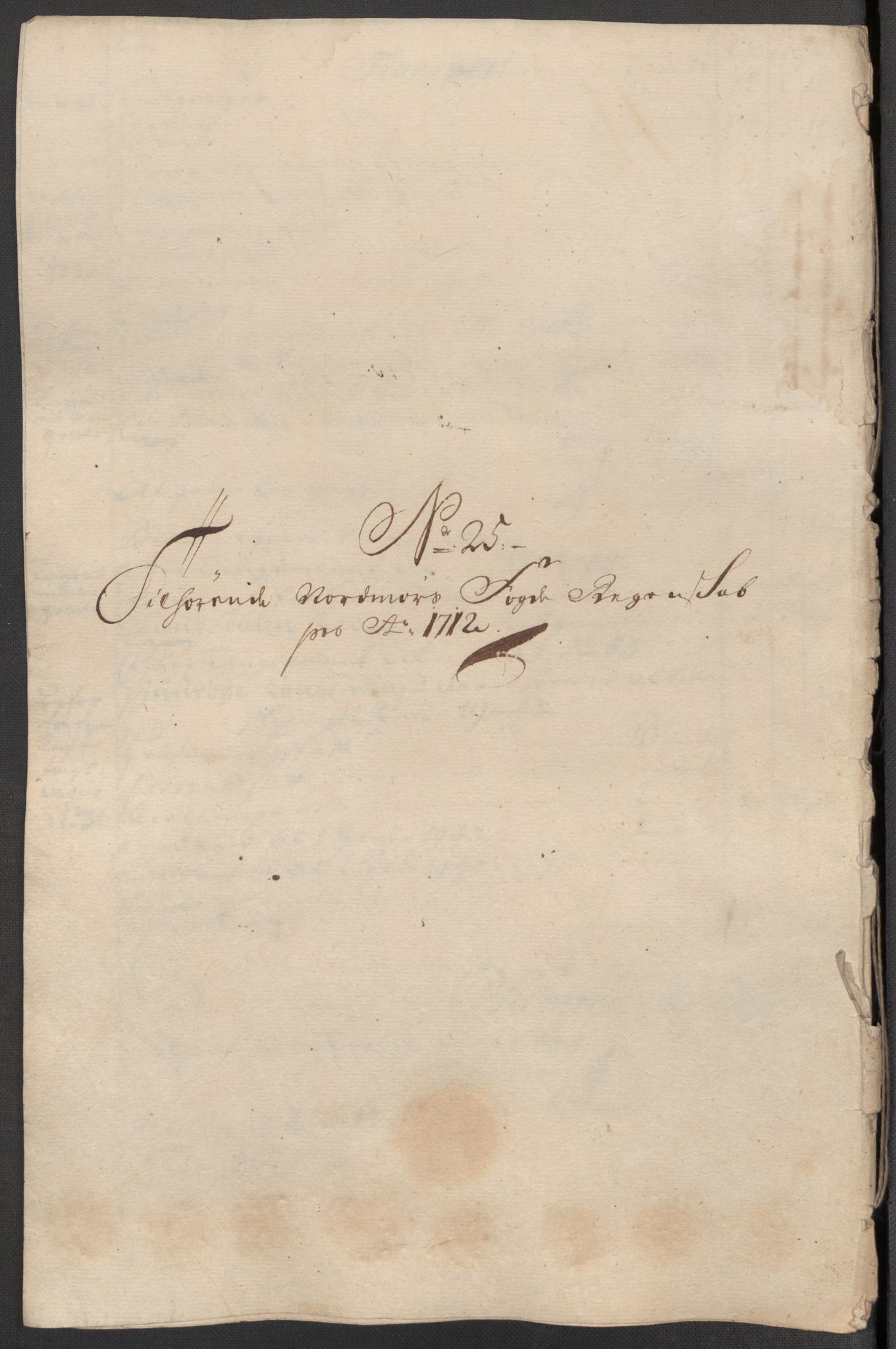 Rentekammeret inntil 1814, Reviderte regnskaper, Fogderegnskap, RA/EA-4092/R56/L3746: Fogderegnskap Nordmøre, 1712, s. 173