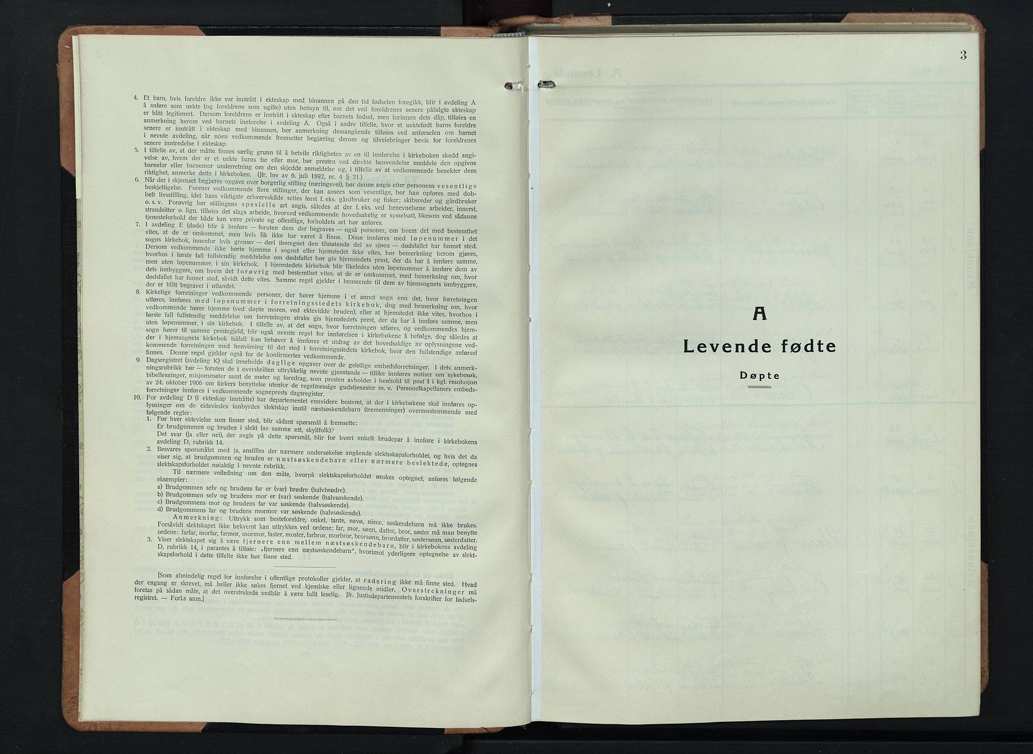 Skjåk prestekontor, SAH/PREST-072/H/Ha/Hab/L0006: Klokkerbok nr. 6, 1933-1954, s. 3