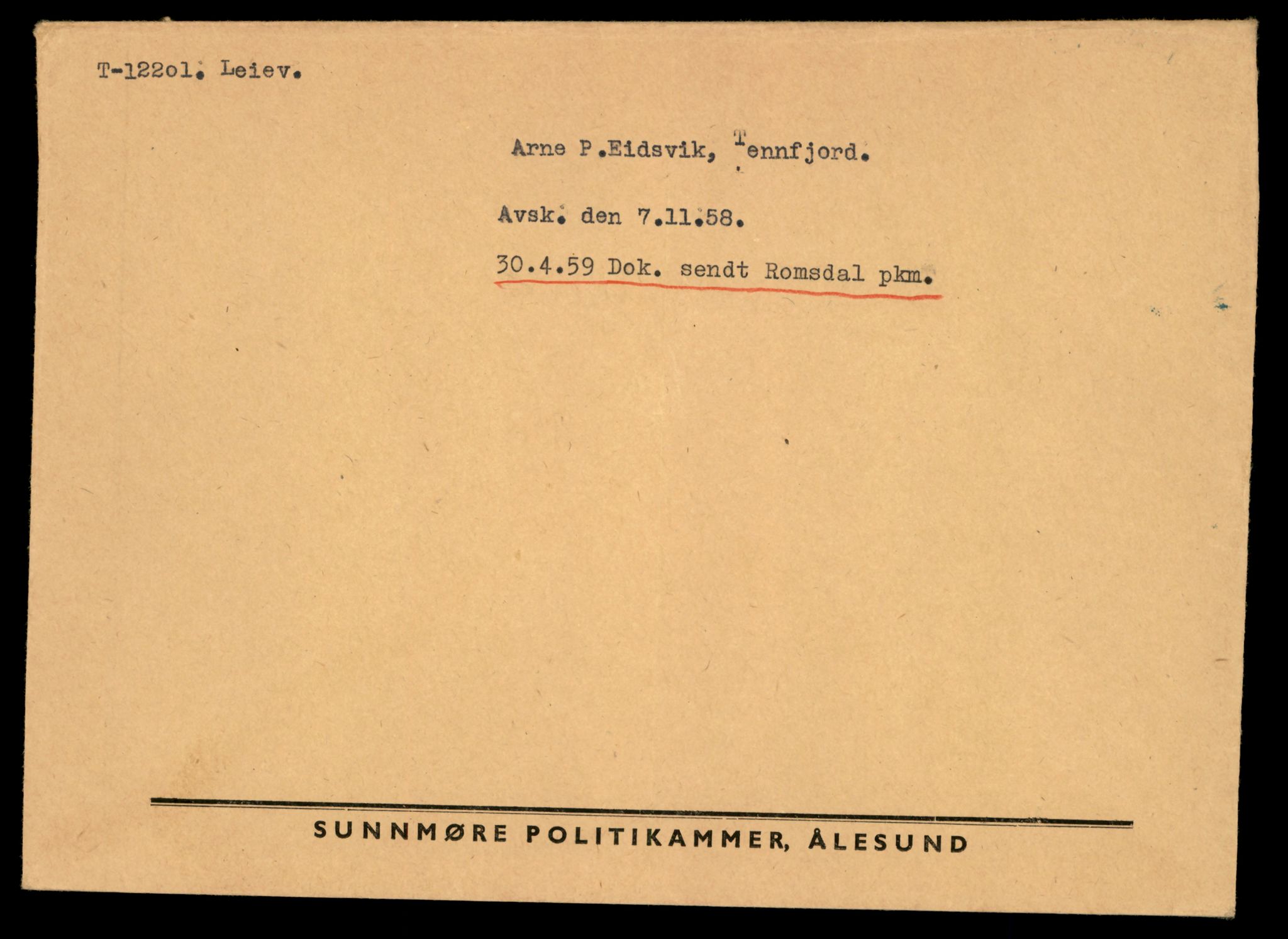 Møre og Romsdal vegkontor - Ålesund trafikkstasjon, AV/SAT-A-4099/F/Fe/L0033: Registreringskort for kjøretøy T 12151 - T 12474, 1927-1998, s. 1255