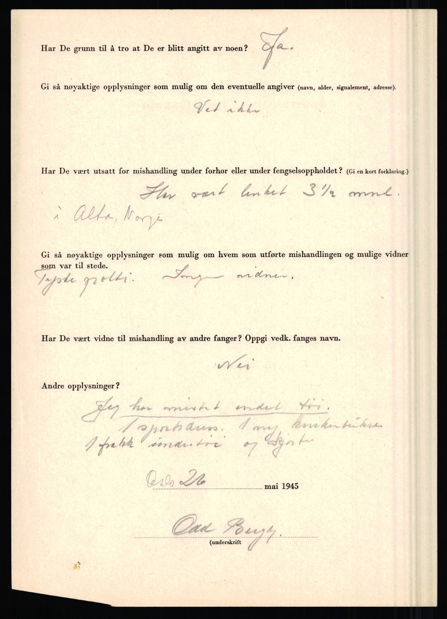 Rikspolitisjefen, AV/RA-S-1560/L/L0002: Berg, Alf - Bråthen, Thorleif, 1940-1945, s. 138