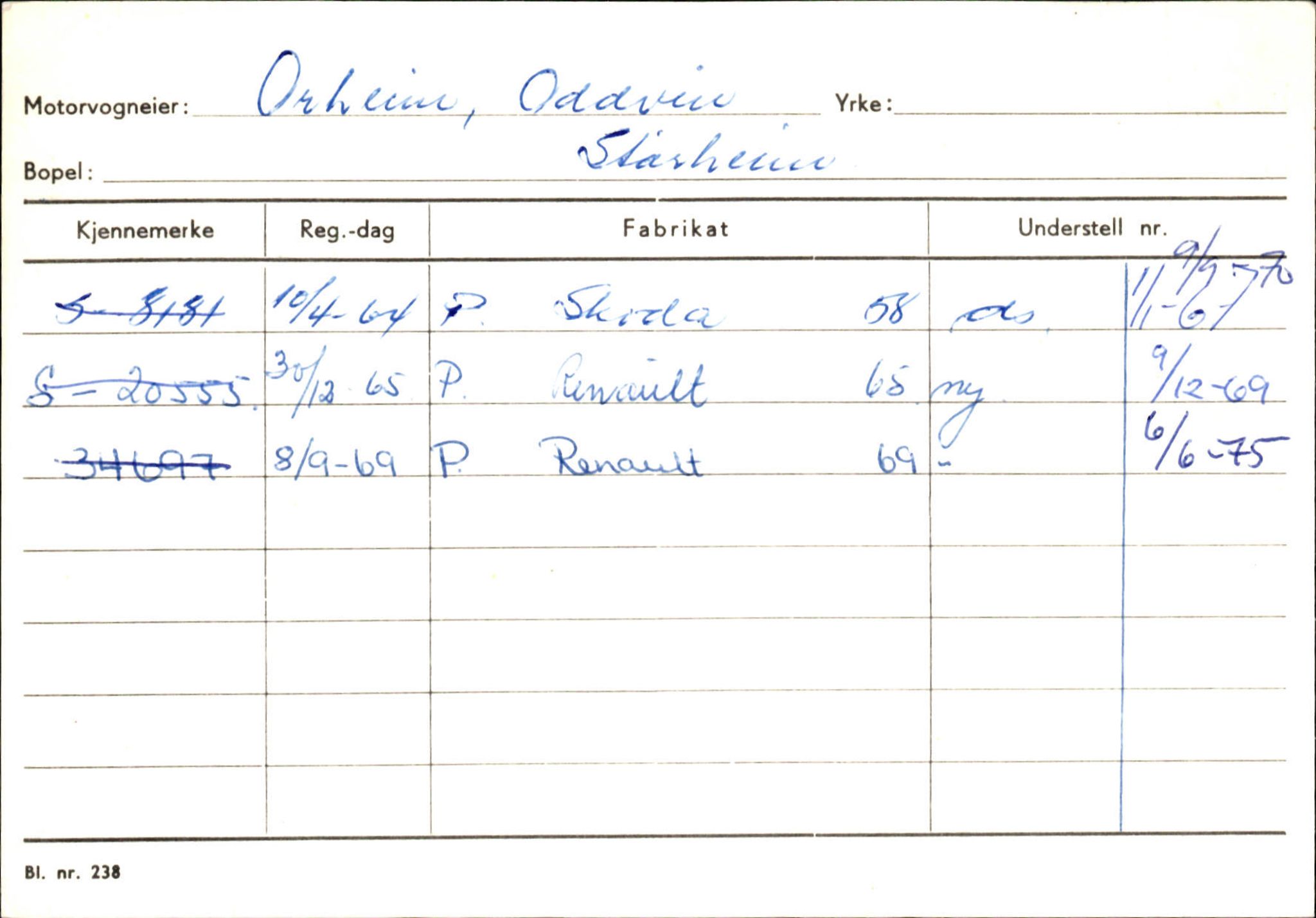 Statens vegvesen, Sogn og Fjordane vegkontor, AV/SAB-A-5301/4/F/L0129: Eigarregistrer Eid A-S, 1945-1975, s. 2068