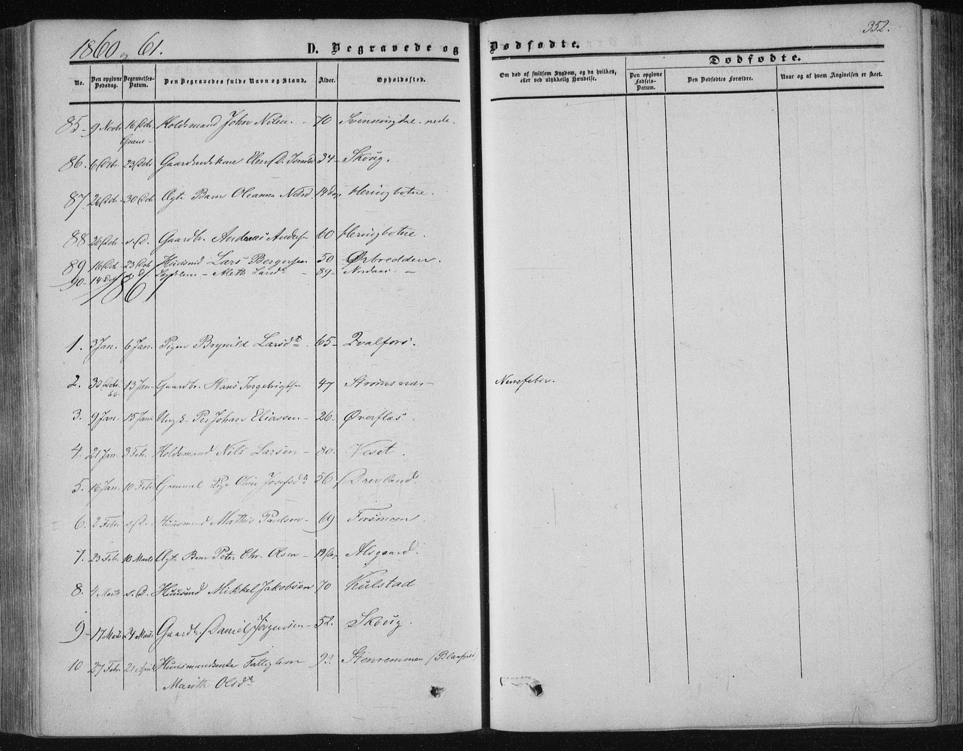 Ministerialprotokoller, klokkerbøker og fødselsregistre - Nordland, AV/SAT-A-1459/820/L0293: Ministerialbok nr. 820A14, 1855-1865, s. 352