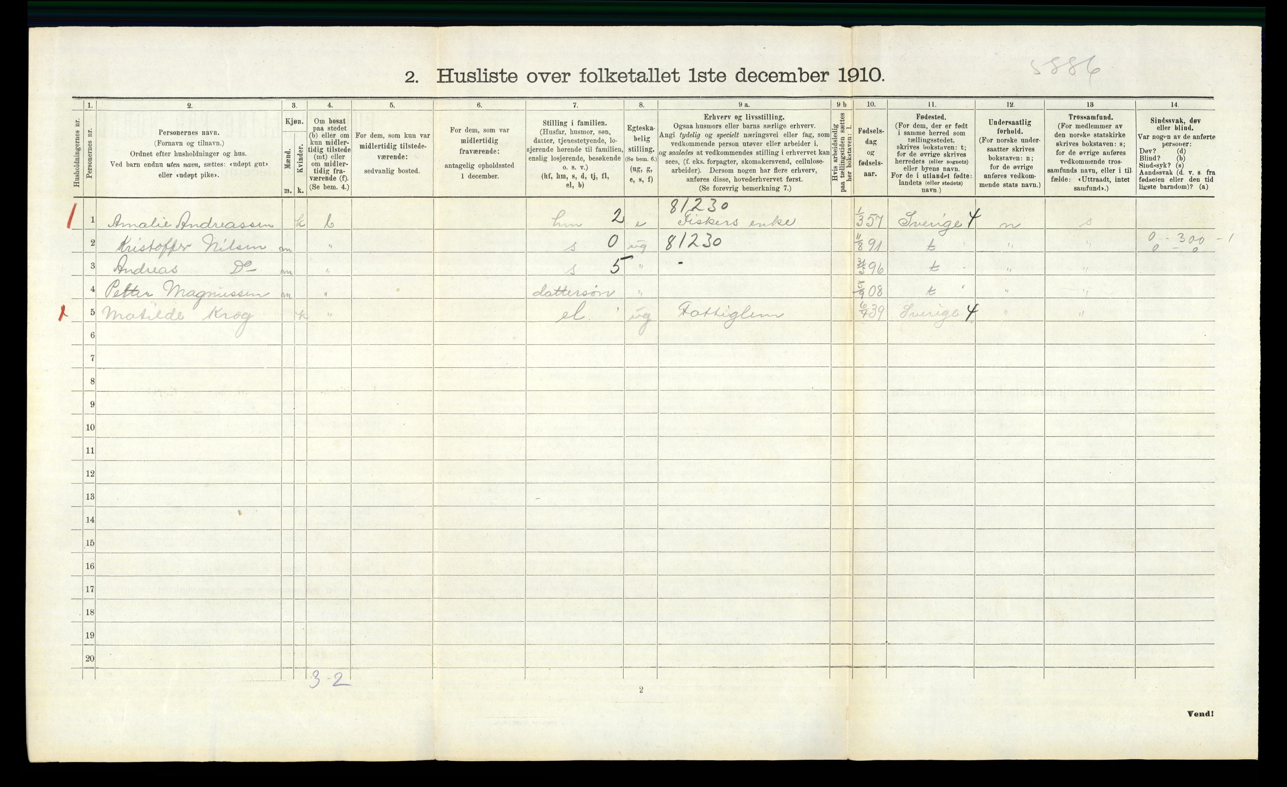 RA, Folketelling 1910 for 0111 Hvaler herred, 1910, s. 243