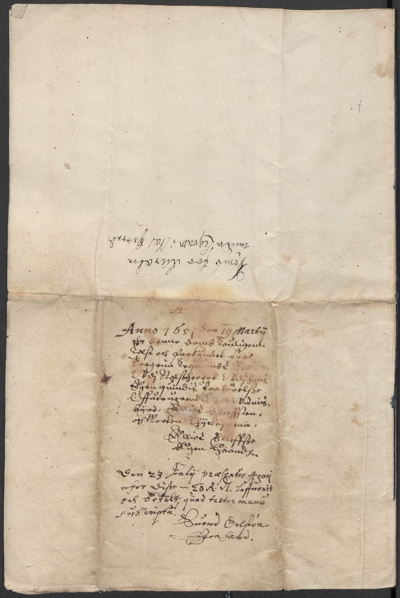 Riksarkivets diplomsamling, AV/RA-EA-5965/F15/L0026: Prestearkiv - Telemark, 1575-1838, s. 47