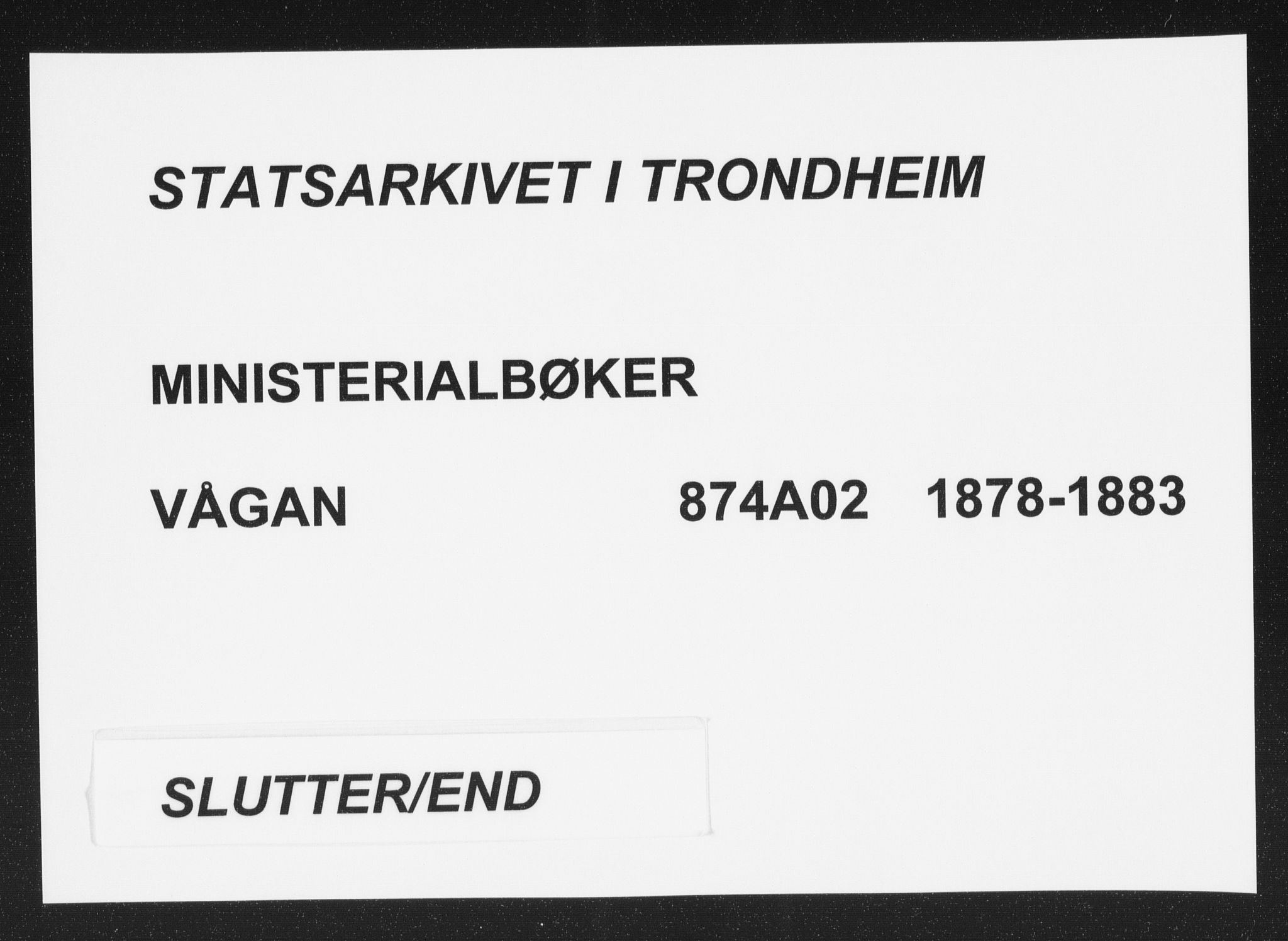 Ministerialprotokoller, klokkerbøker og fødselsregistre - Nordland, AV/SAT-A-1459/874/L1058: Ministerialbok nr. 874A02, 1878-1883