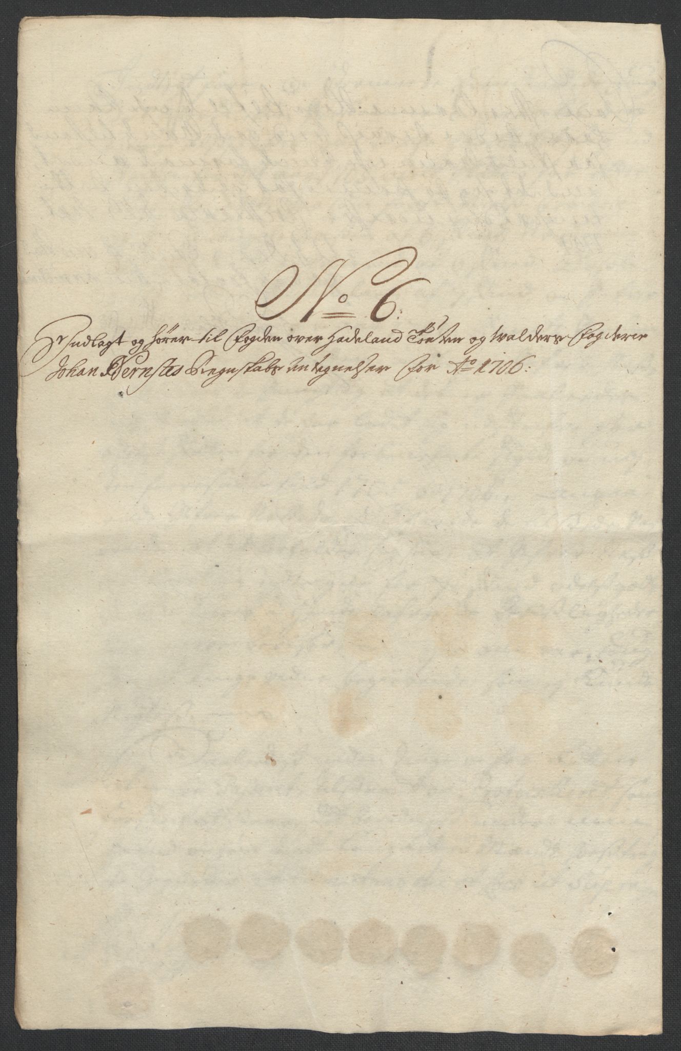 Rentekammeret inntil 1814, Reviderte regnskaper, Fogderegnskap, AV/RA-EA-4092/R18/L1304: Fogderegnskap Hadeland, Toten og Valdres, 1706, s. 514