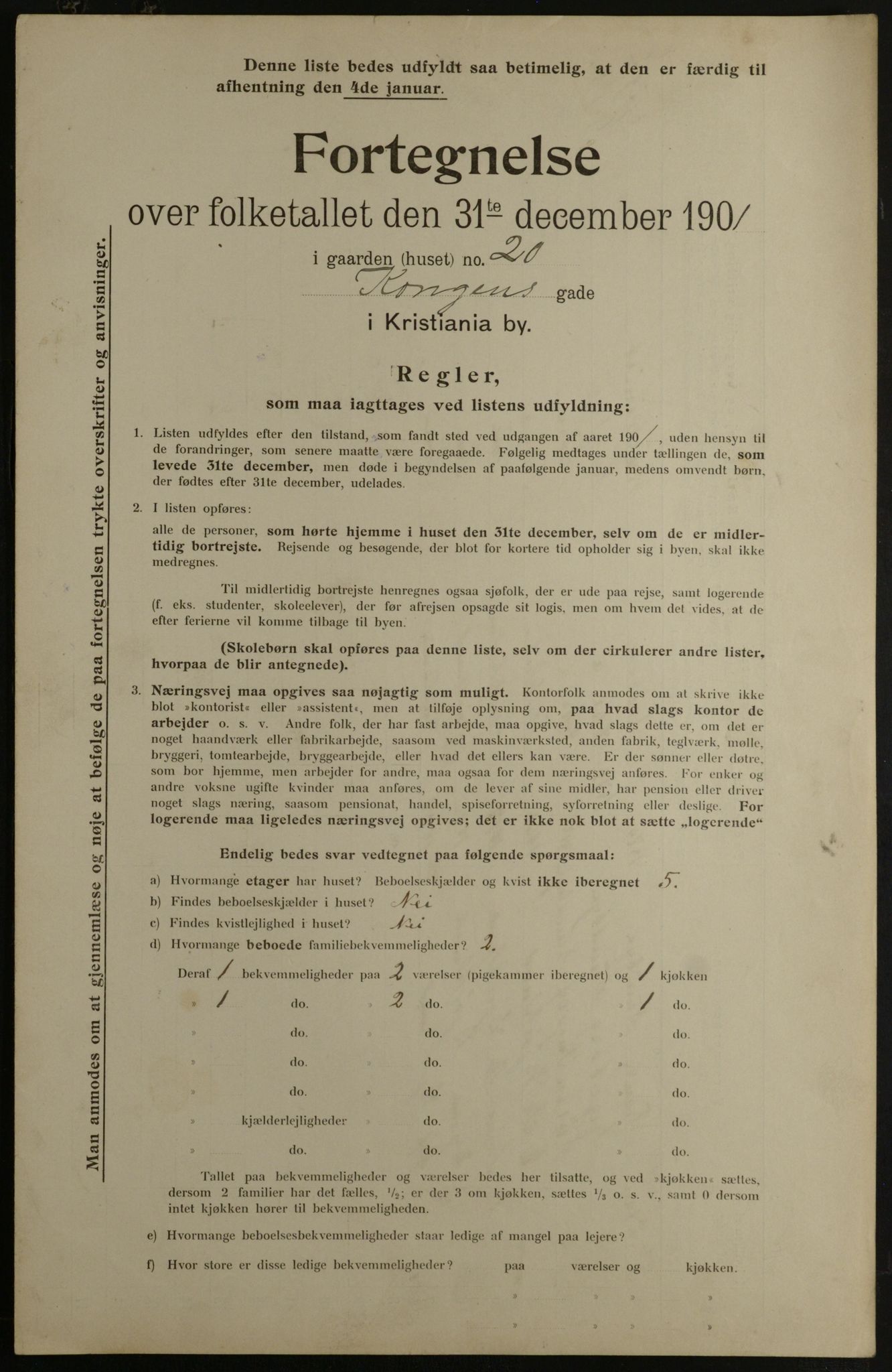 OBA, Kommunal folketelling 31.12.1901 for Kristiania kjøpstad, 1901, s. 8135