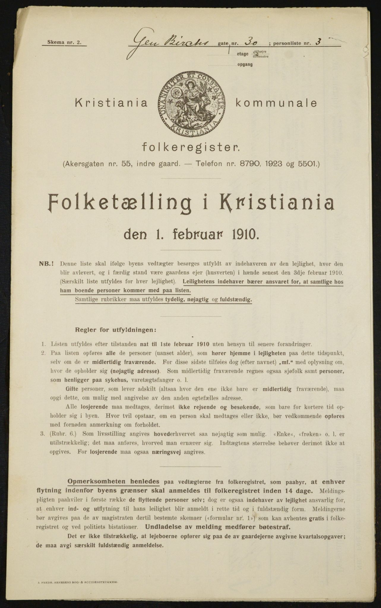 OBA, Kommunal folketelling 1.2.1910 for Kristiania, 1910, s. 27653