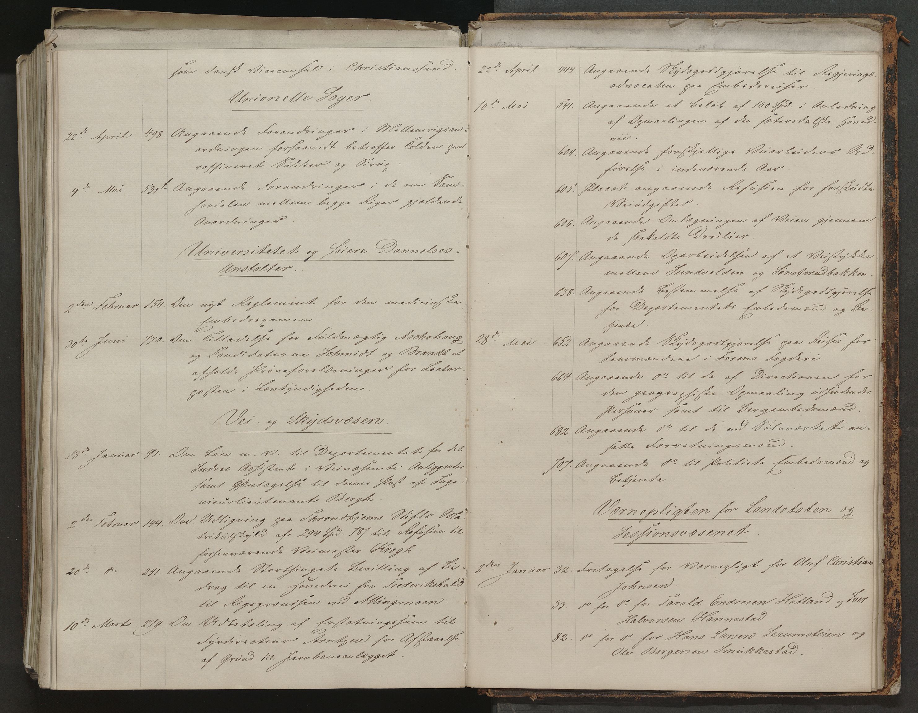 Statsrådssekretariatet, AV/RA-S-1001/A/Ab/L0075: Kgl. res. 1. halvår, 1852