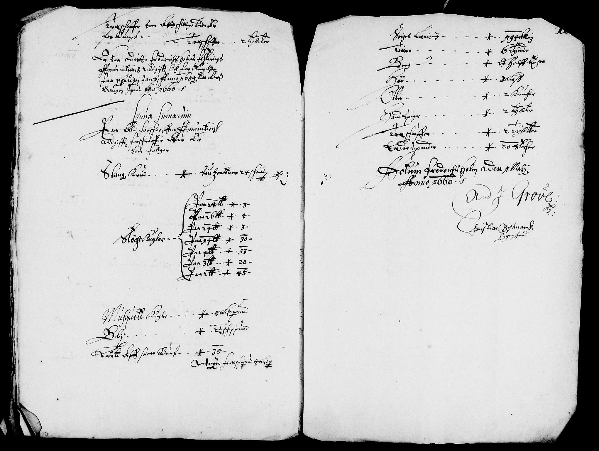 Rentekammeret inntil 1814, Reviderte regnskaper, Lensregnskaper, AV/RA-EA-5023/R/Rb/Rbq/L0049: Nedenes len. Mandals len. Råbyggelag., 1659-1661