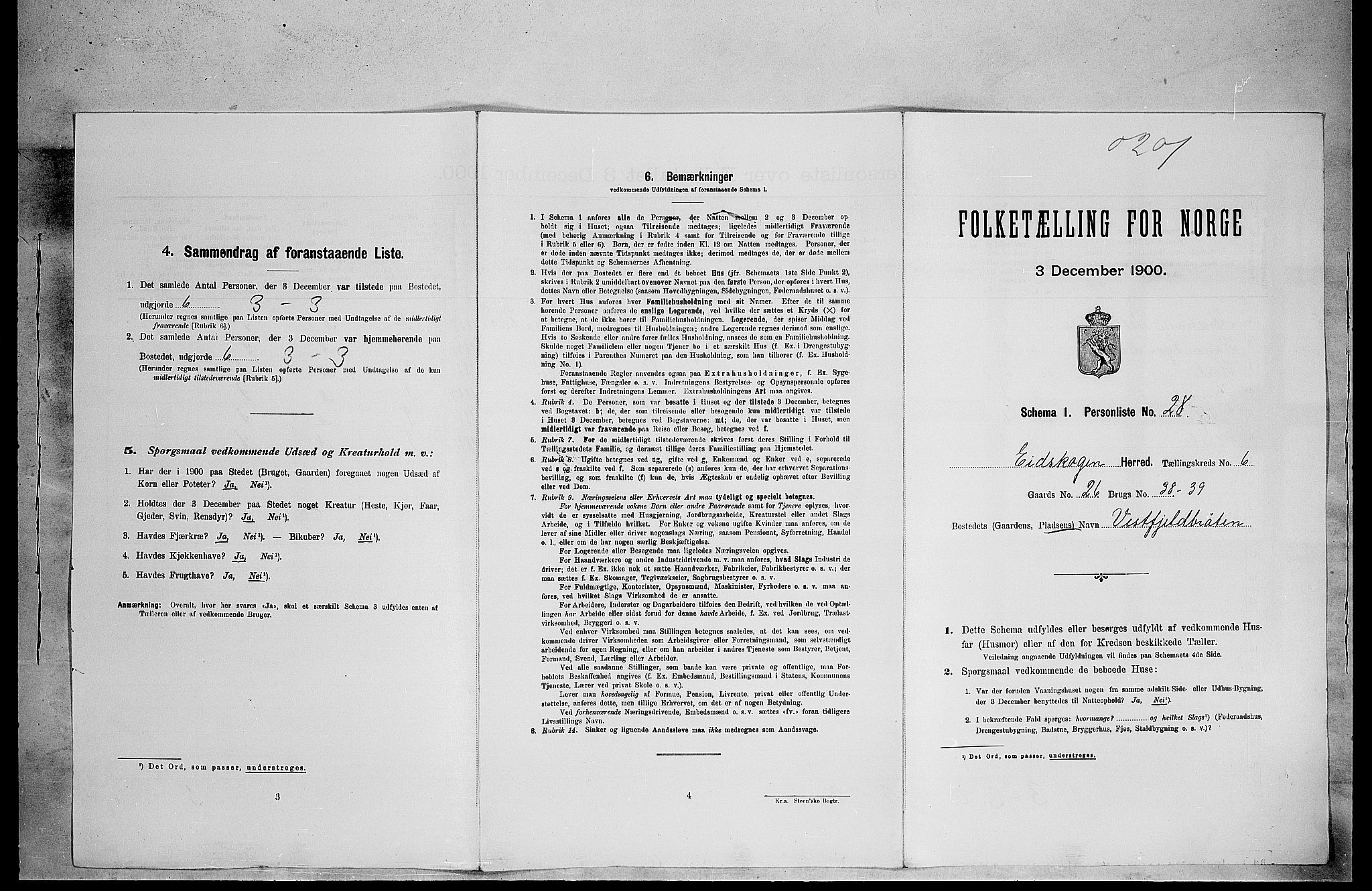 SAH, Folketelling 1900 for 0420 Eidskog herred, 1900, s. 756