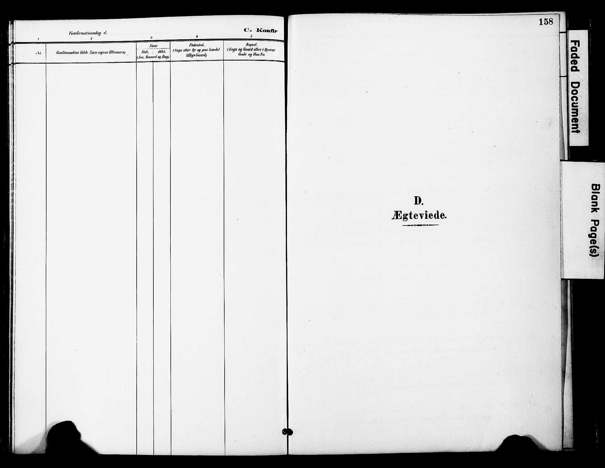 Ministerialprotokoller, klokkerbøker og fødselsregistre - Nord-Trøndelag, AV/SAT-A-1458/774/L0628: Ministerialbok nr. 774A02, 1887-1903, s. 158