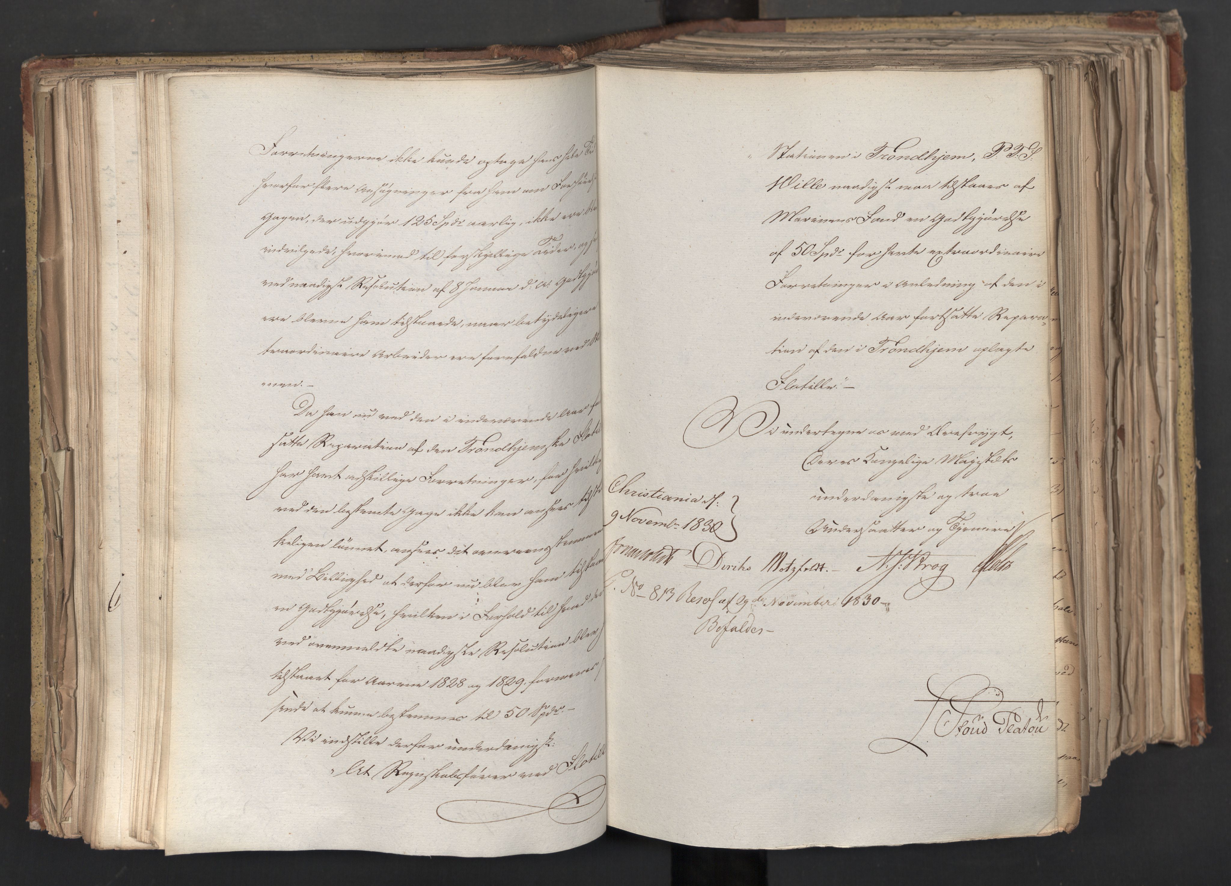 Statsrådsavdelingen i Stockholm, AV/RA-S-1003/D/Da/L0068: Regjeringsinnstillinger nr. 660-876, 1830, s. 204