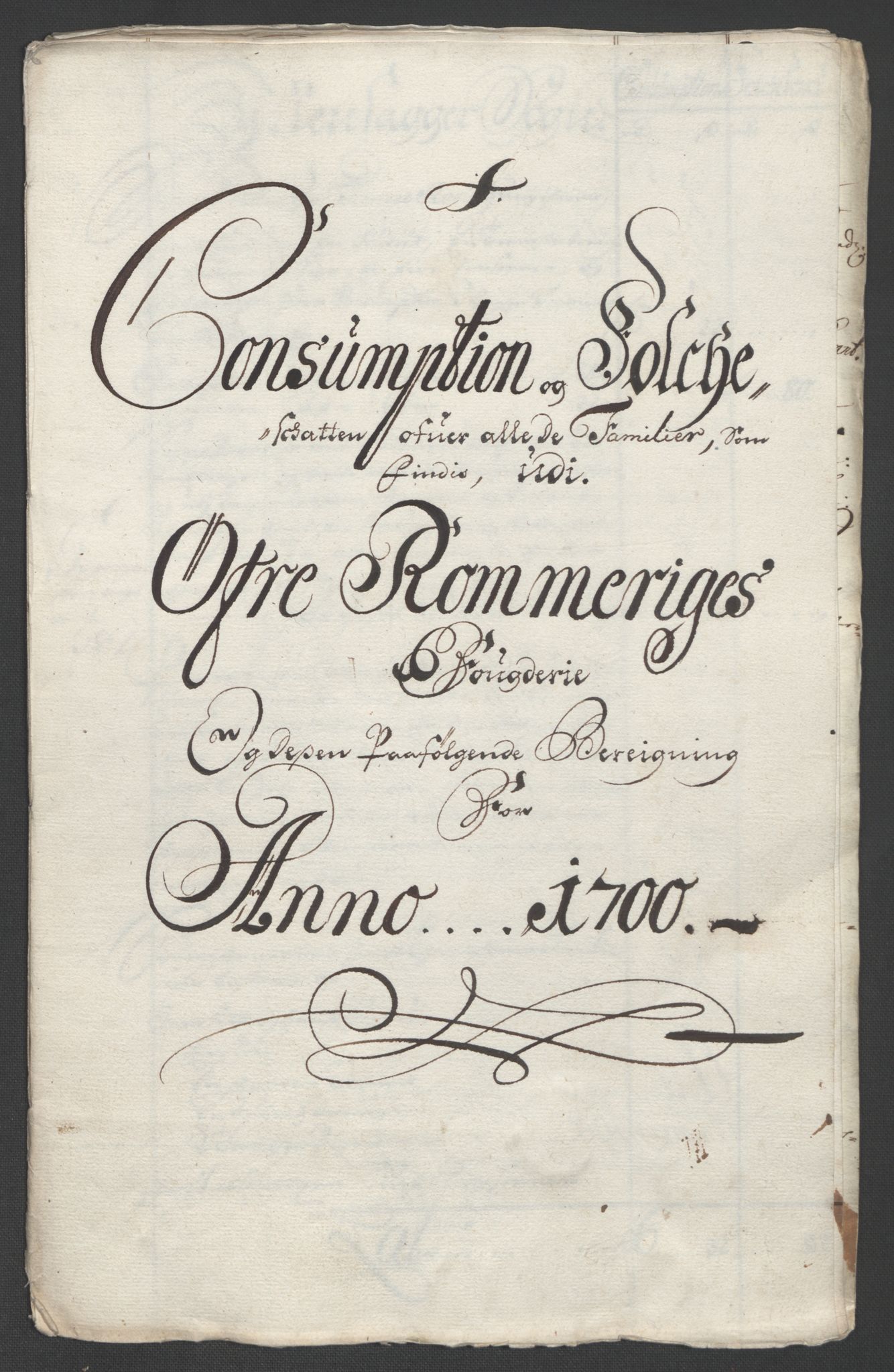 Rentekammeret inntil 1814, Reviderte regnskaper, Fogderegnskap, RA/EA-4092/R12/L0712: Fogderegnskap Øvre Romerike, 1700, s. 275
