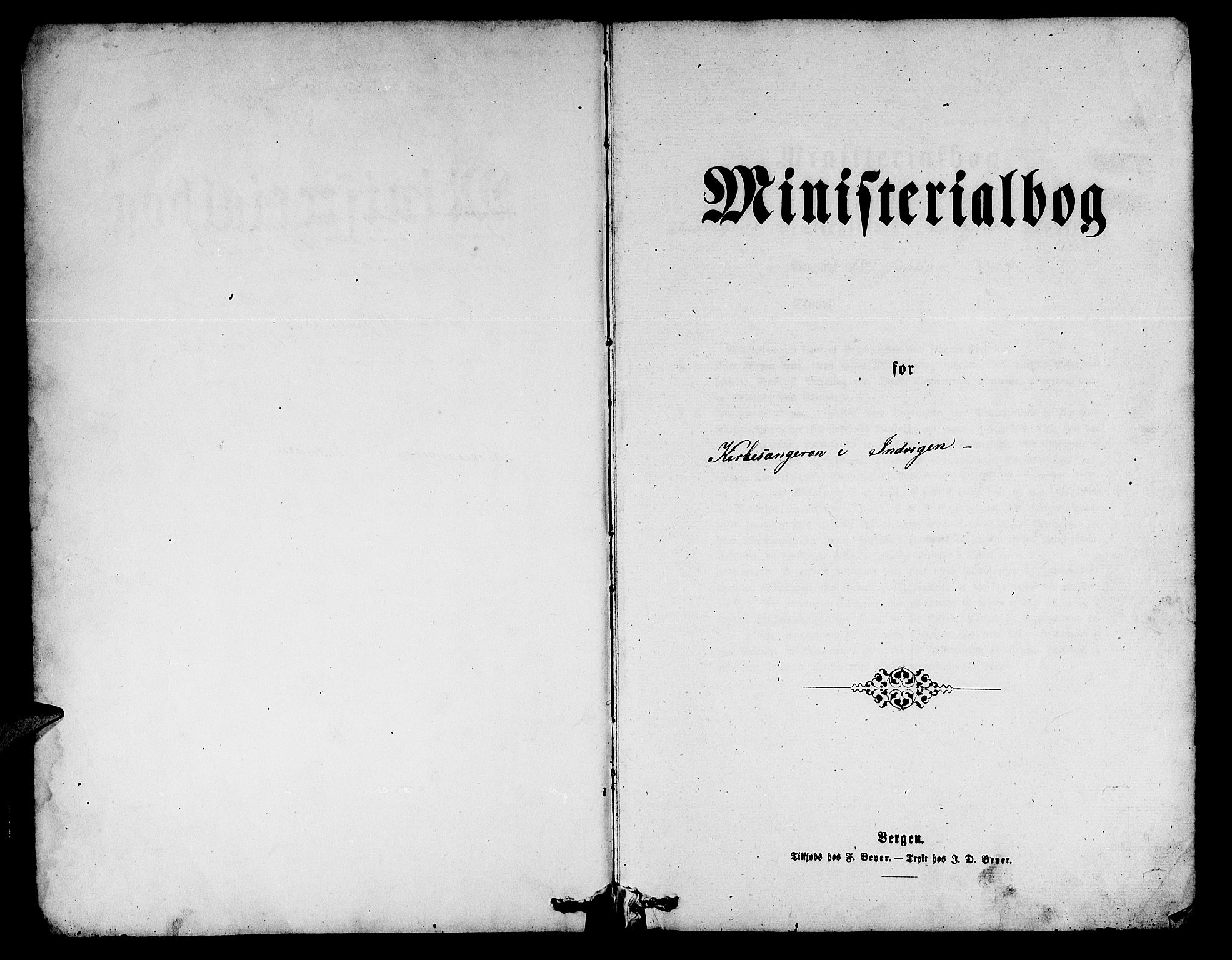Innvik sokneprestembete, AV/SAB-A-80501: Klokkerbok nr. A 2, 1864-1885