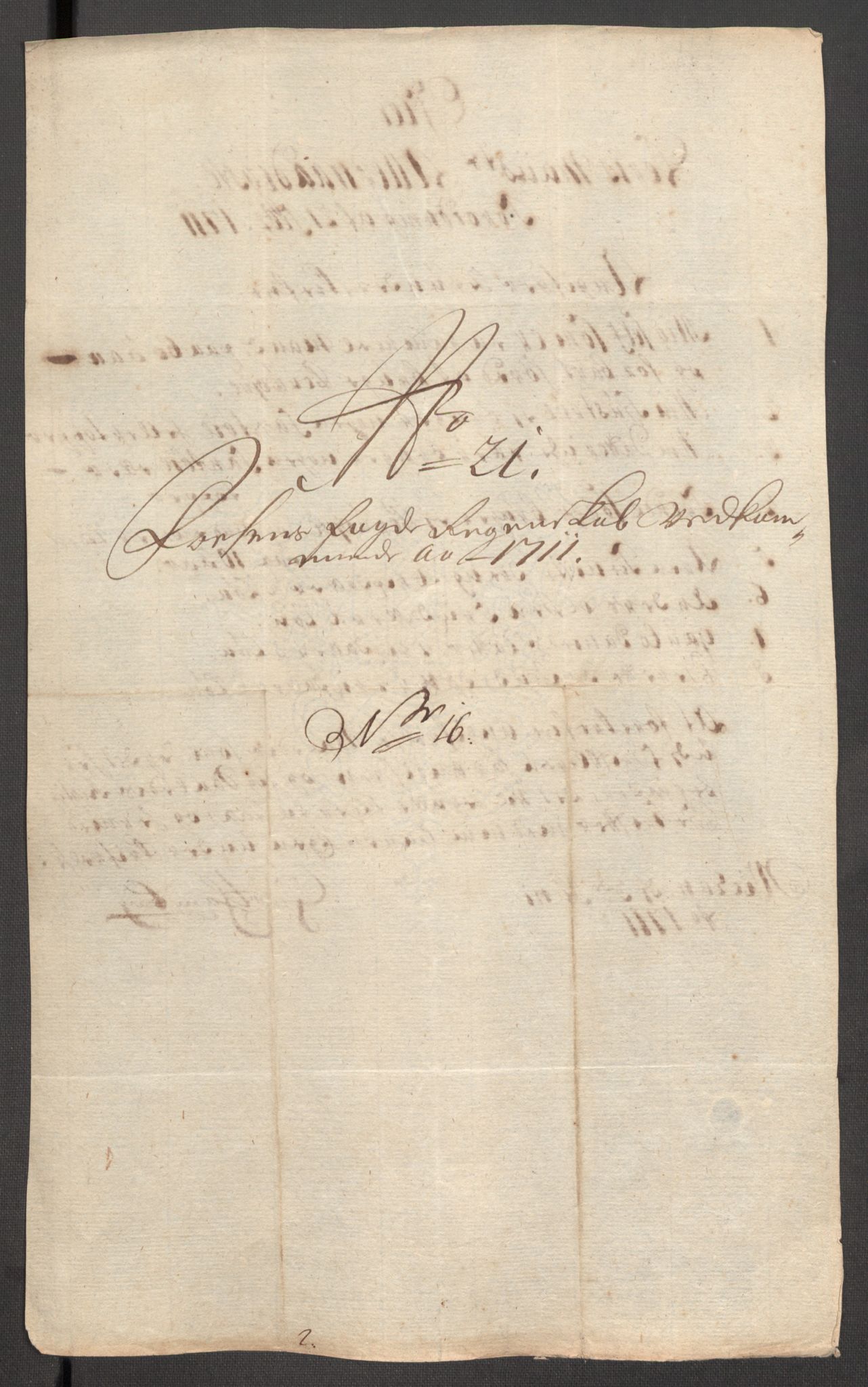 Rentekammeret inntil 1814, Reviderte regnskaper, Fogderegnskap, AV/RA-EA-4092/R57/L3860: Fogderegnskap Fosen, 1711, s. 337