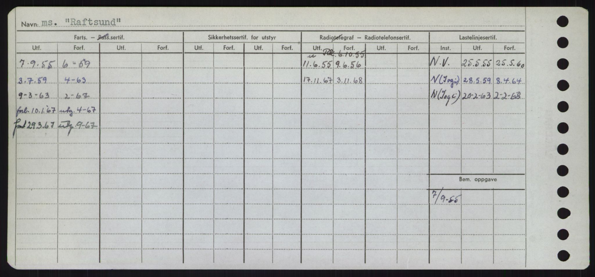 Sjøfartsdirektoratet med forløpere, Skipsmålingen, RA/S-1627/H/Hd/L0030: Fartøy, Q-Riv, s. 52