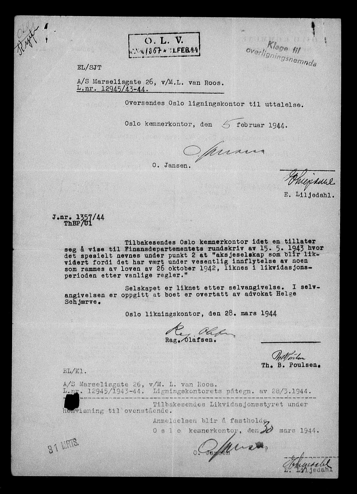 Justisdepartementet, Tilbakeføringskontoret for inndratte formuer, AV/RA-S-1564/H/Hc/Hcc/L0973: --, 1945-1947, s. 35