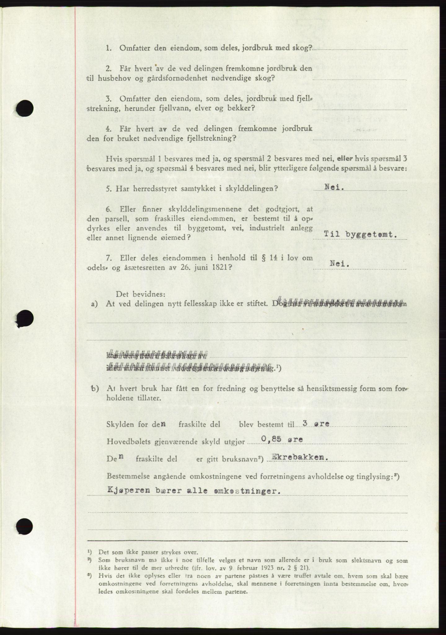 Søre Sunnmøre sorenskriveri, AV/SAT-A-4122/1/2/2C/L0077: Pantebok nr. 3A, 1945-1946, Dagboknr: 39/1946