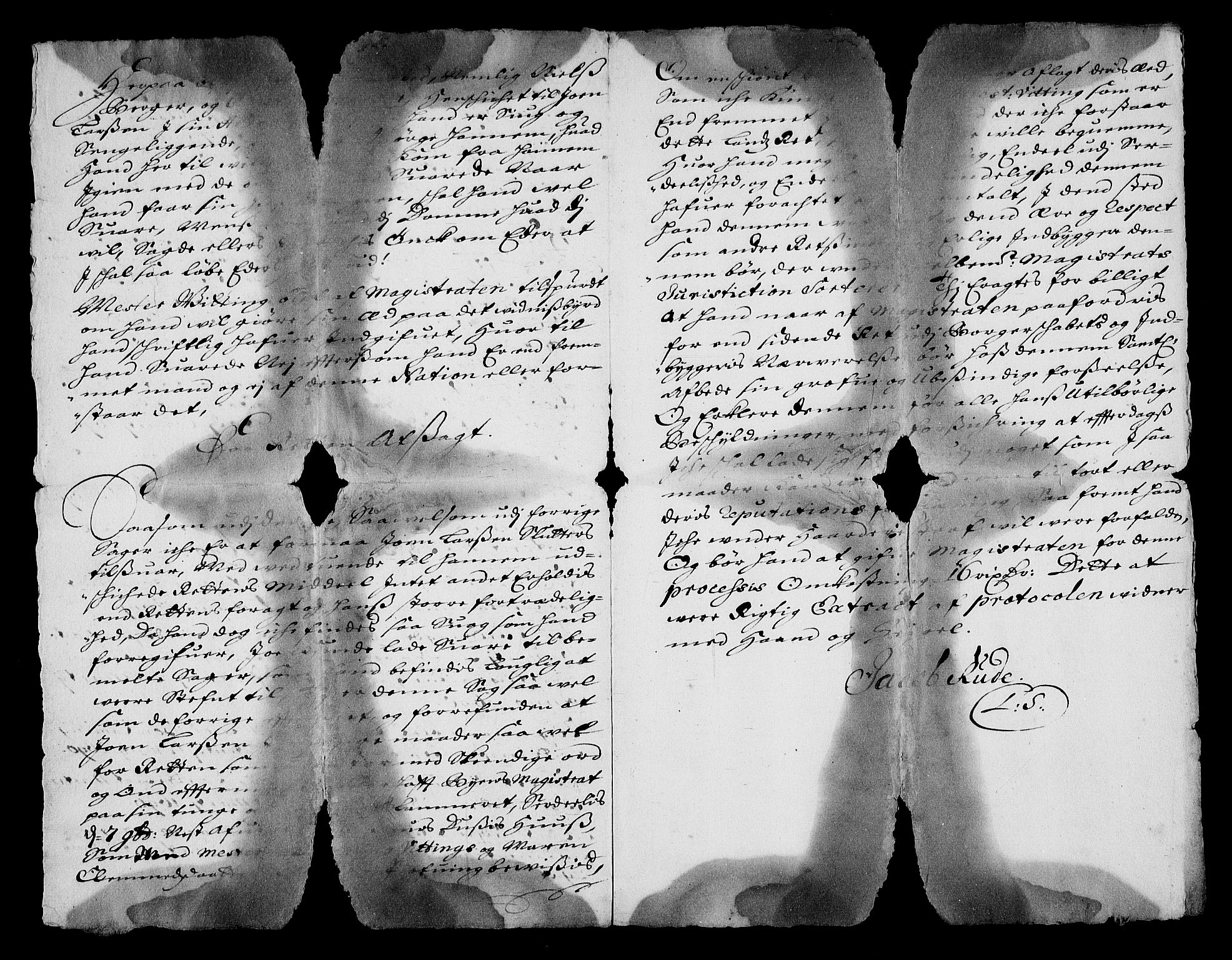 Stattholderembetet 1572-1771, AV/RA-EA-2870/Af/L0004: Avskrifter av vedlegg til originale supplikker, nummerert i samsvar med supplikkbøkene, 1691-1694, s. 204