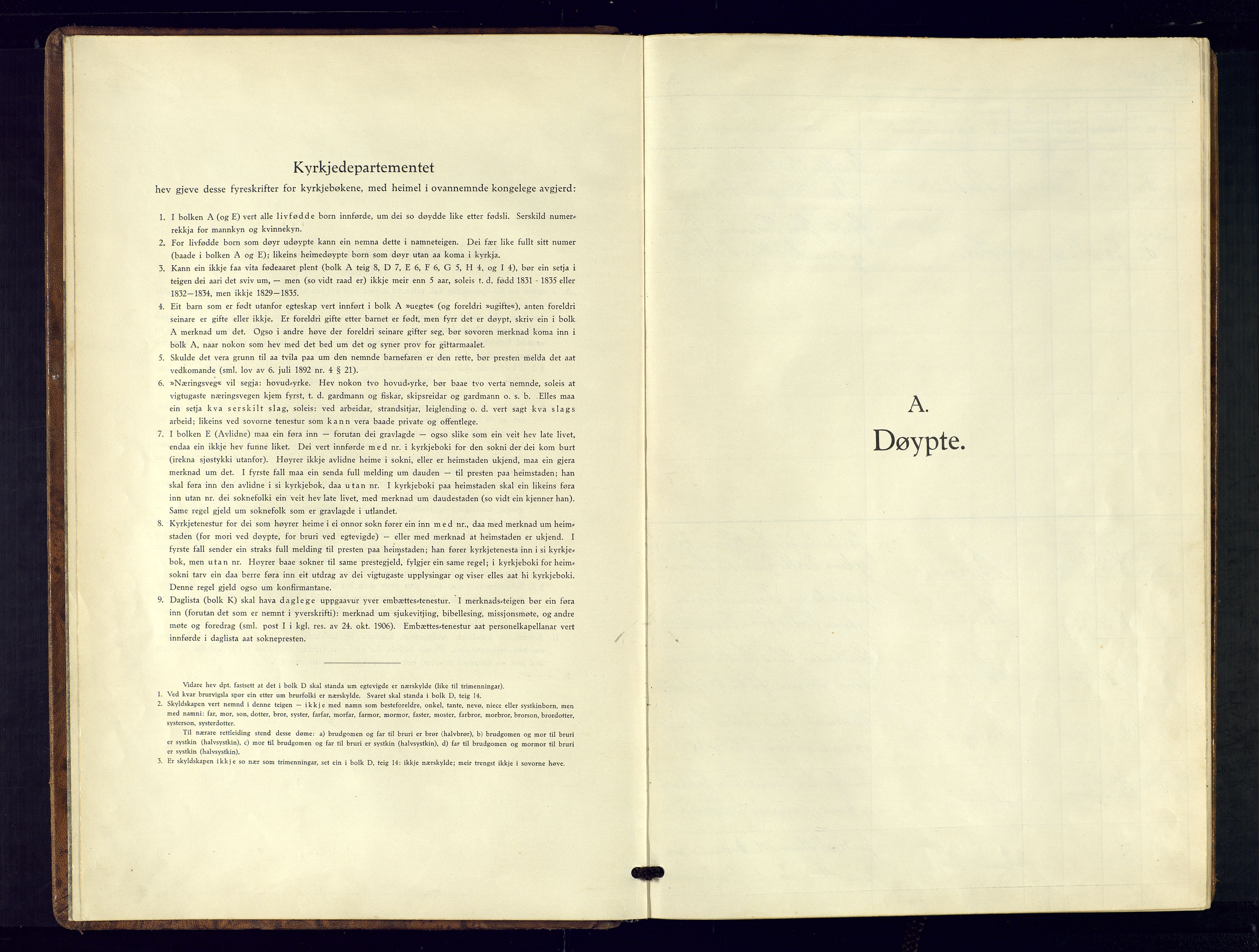Evje sokneprestkontor, AV/SAK-1111-0008/F/Fb/Fbc/L0006: Klokkerbok nr. B-6, 1933-1971