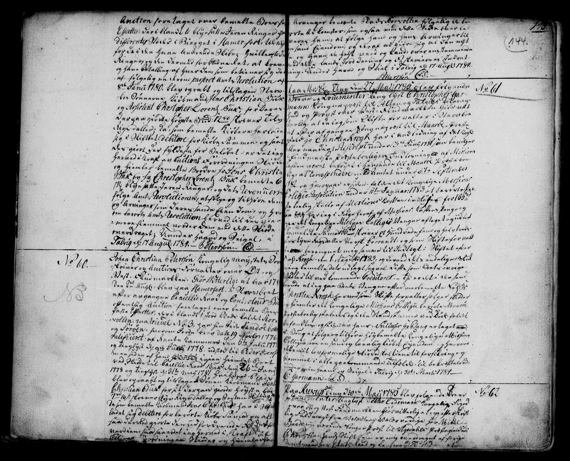 Finnmark sorenskriveri, SATØ/S-0053/G/Gb/L0001pb: Pantebok nr. 1, 1776-1794, s. 144