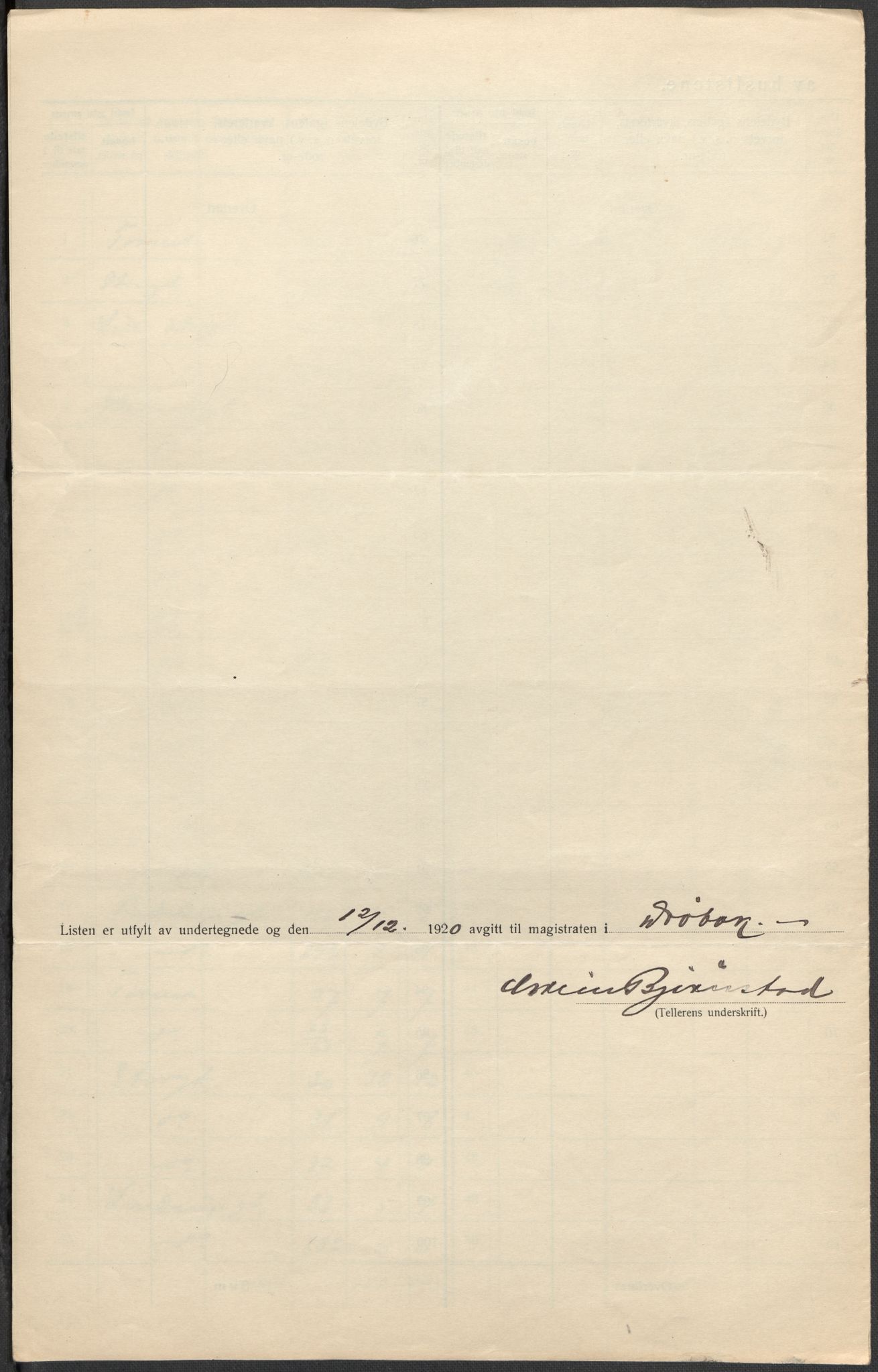 SAO, Folketelling 1920 for 0203 Drøbak kjøpstad, 1920, s. 19