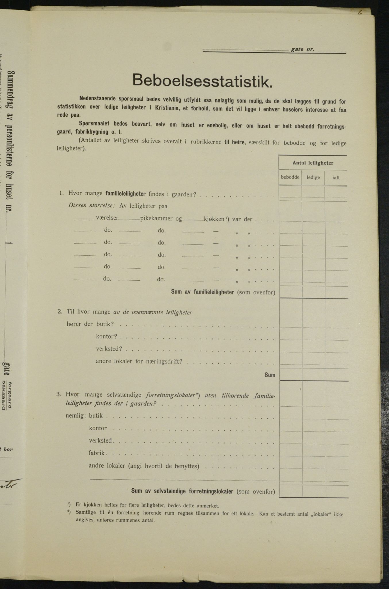 OBA, Kommunal folketelling 1.2.1913 for Kristiania, 1913, s. 5067